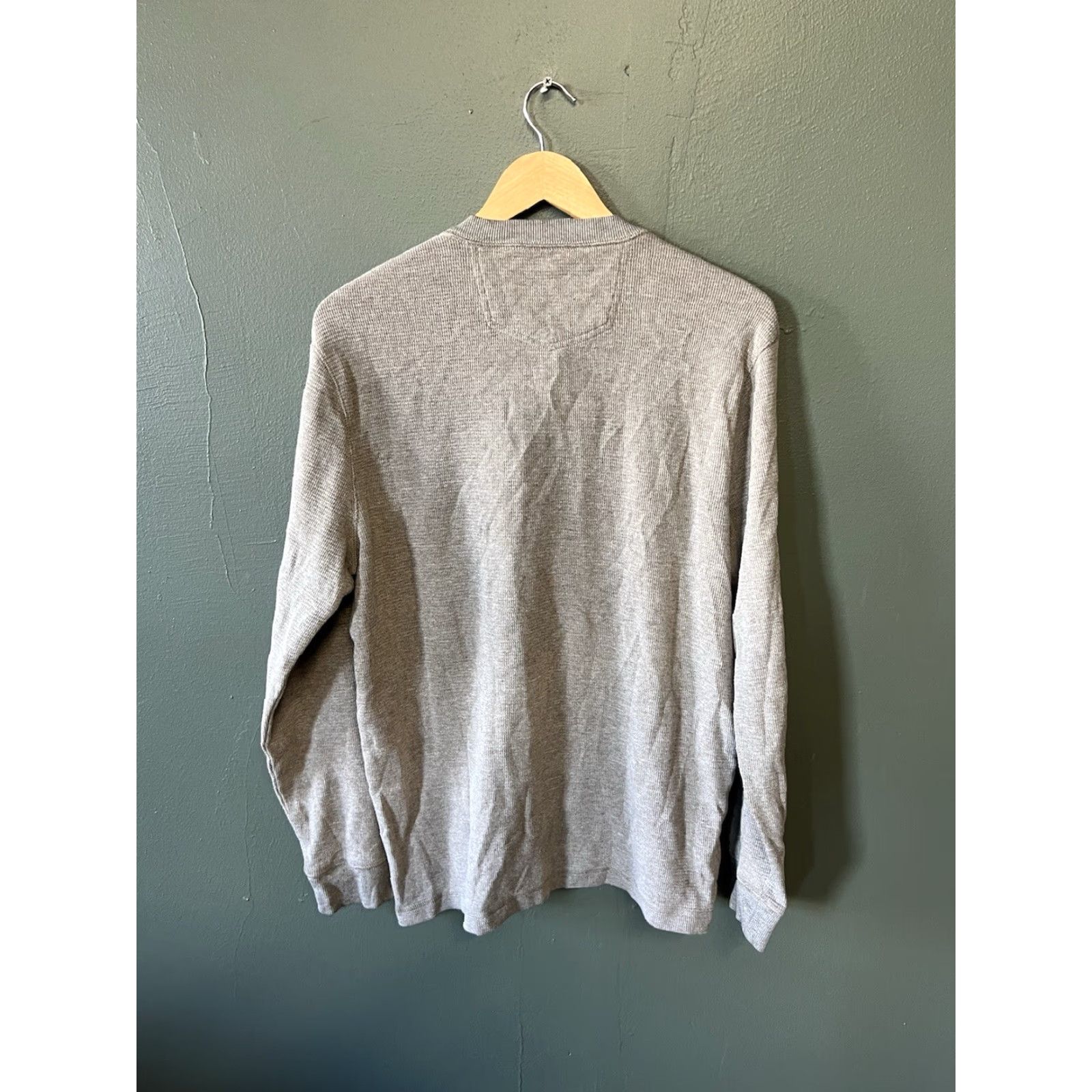 Eddie Bauer Eddie Bauer Mens Long Sleeve Henley T-Shirt Brown Size M Waffled Size US M / EU 48-50 / 2 - 2 Thumbnail