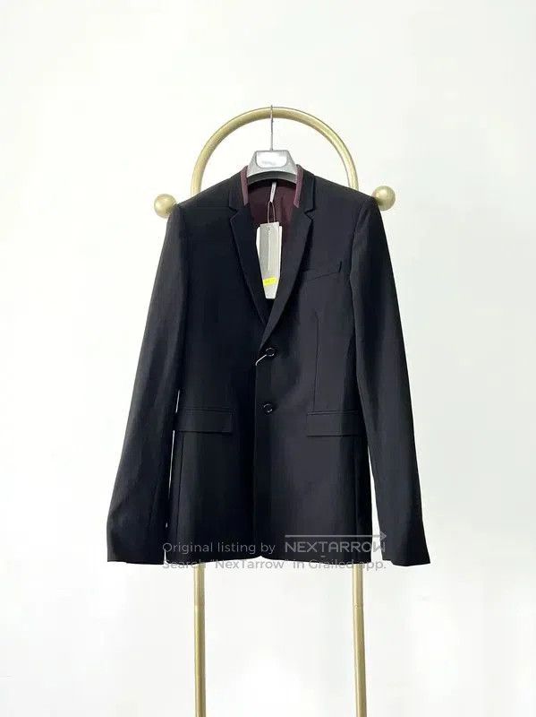 Dior Dior Black Wool Long Sleeve Coat for Men . Size US XS / EU 42 / 0 - 1 Thumbnail