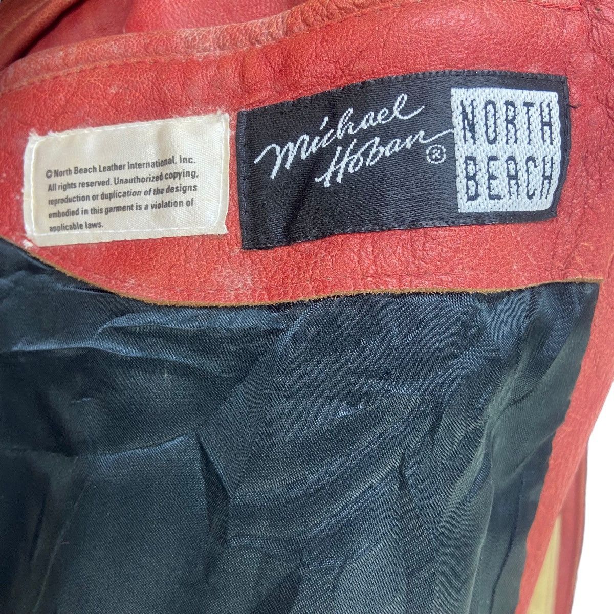 Hobo Vtg North Beach Leather Michael Hoban 8 Ball Leather Jacket Size US M / EU 48-50 / 2 - 24 Thumbnail