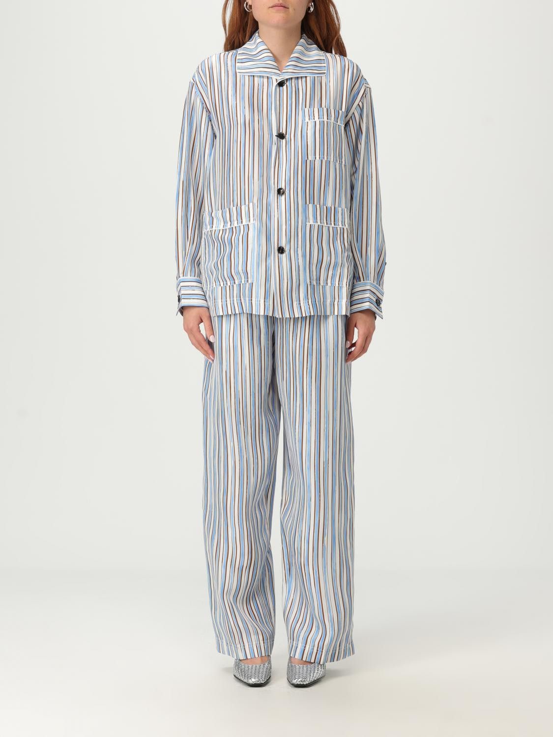 Bottega Veneta Suit Separate Woman Gnawed Blue