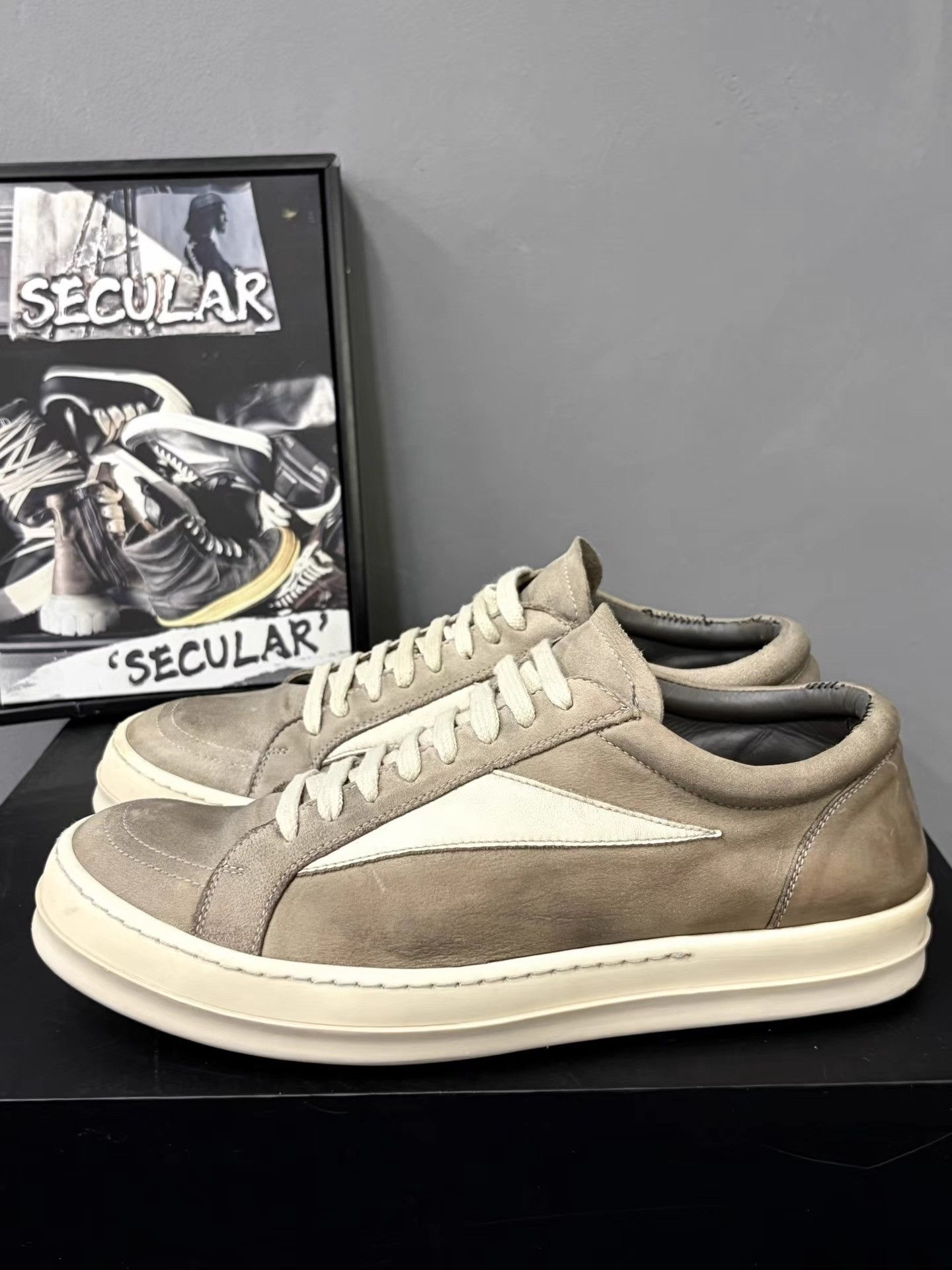 Rick Owens Rick Owens 24SS Brown "Vans" Sneakers K34 Size US 10 / EU 43 - 2 Thumbnail