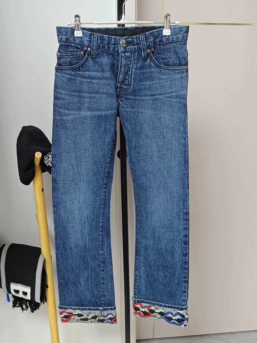 Chrome Hearts Chrome Hearts Mattyboy Horsehair Patchwork Jeans Size 28" / US 6 / IT 42 - 1 Thumbnail