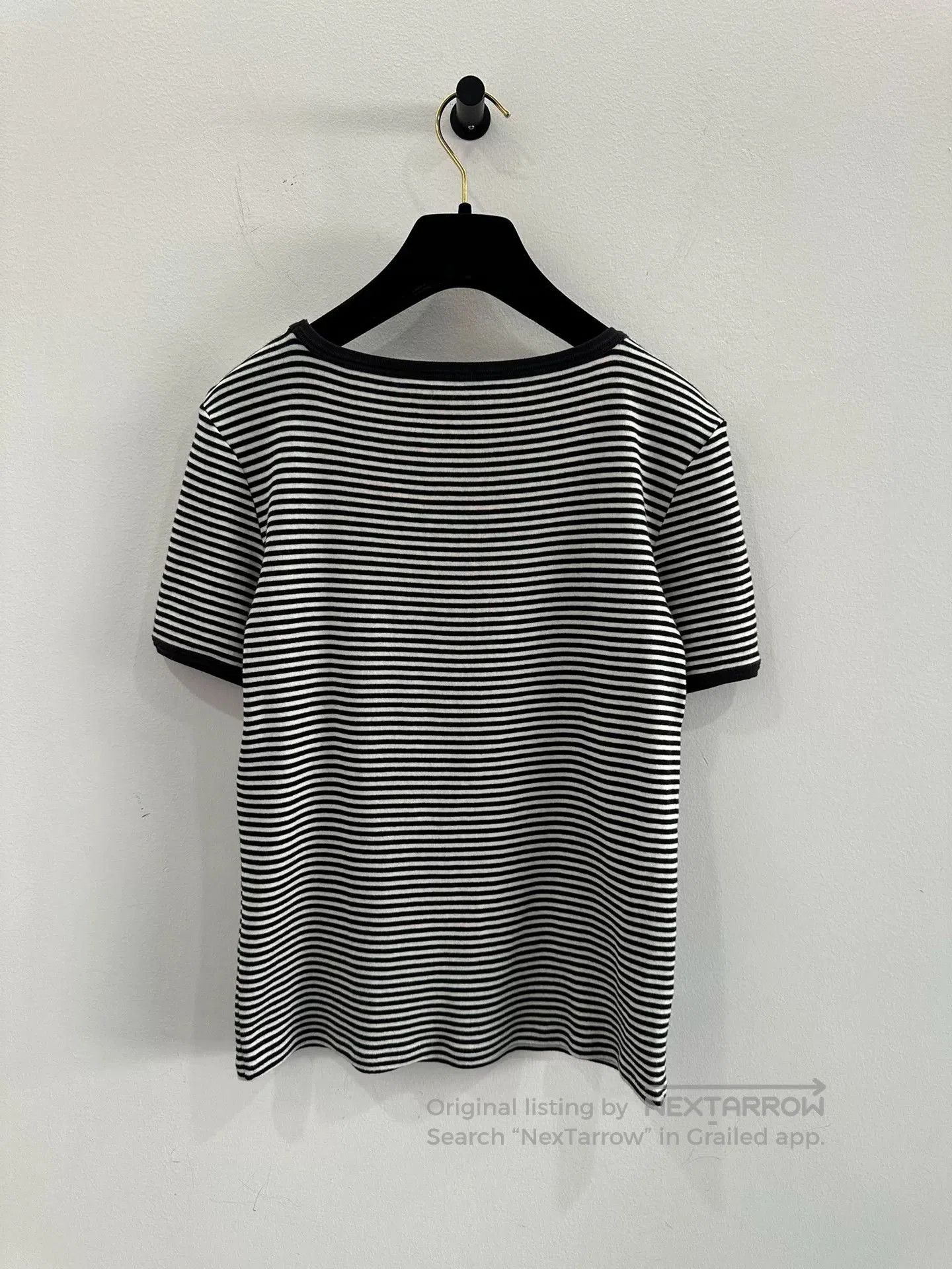 Celine Celine Black White Striped Anchor Tee XS. Size XS / US 0-2 / IT 36-38 - 2 Thumbnail