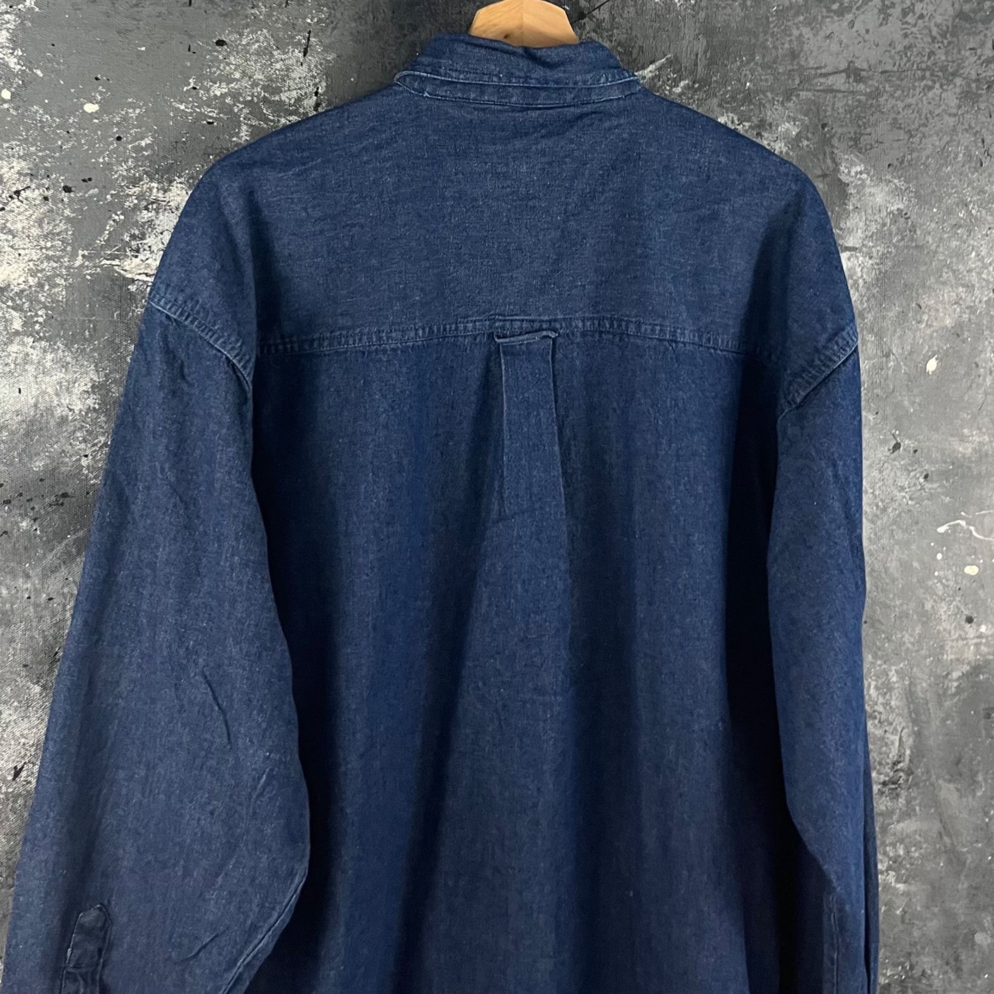 McGregor × Vintage Vintage McGregor stripe denim shirt Size US L / EU 52-54 / 3 - 3 Thumbnail