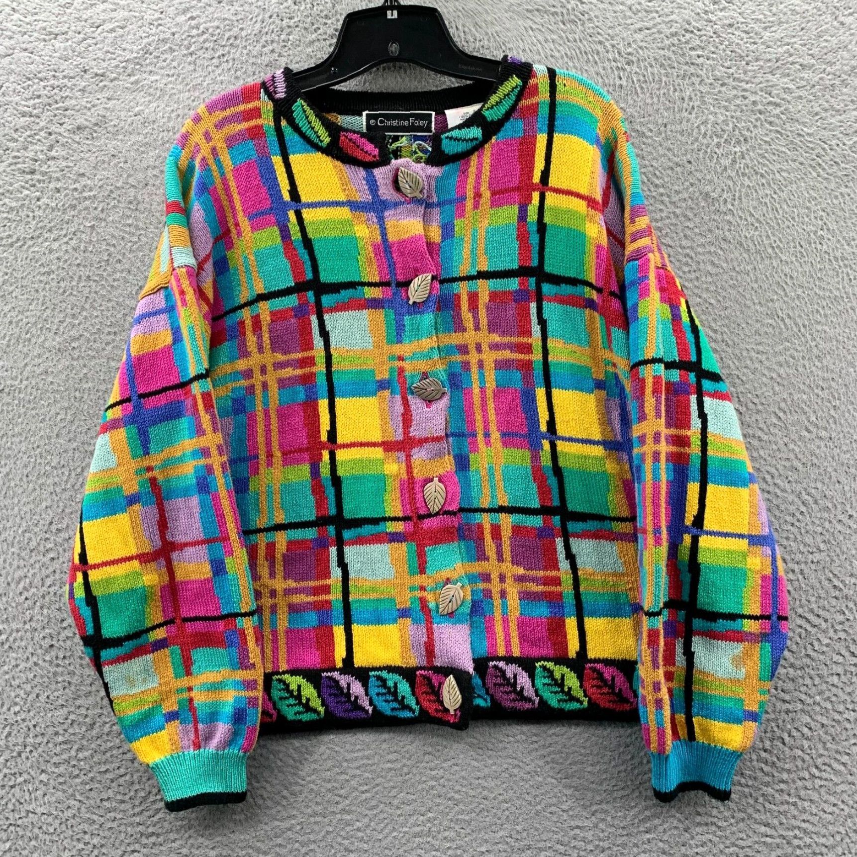 Christine Foley selling sweater jacket