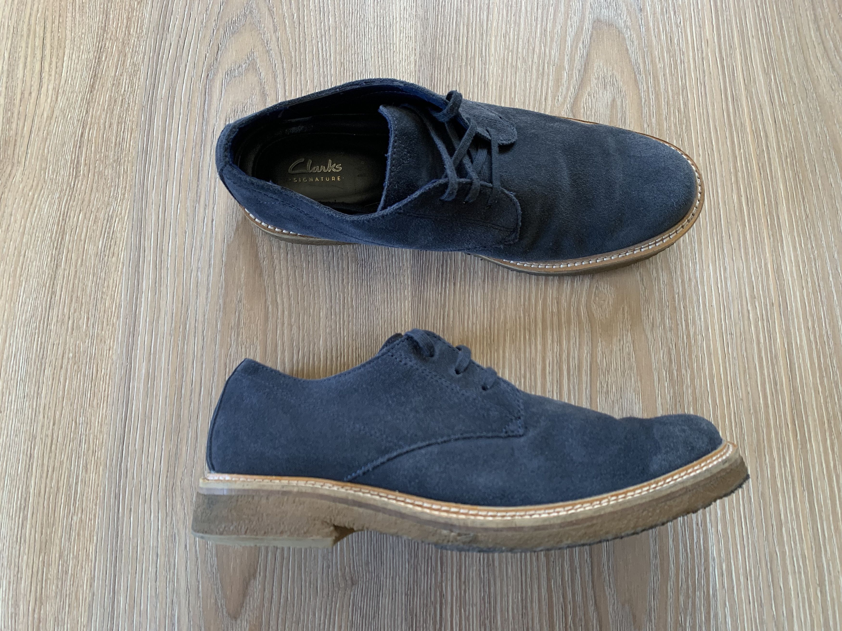 Clarks × Vintage Clarks Signature Classic Suede Shoes Size US 9 / EU 42 - 3 Thumbnail
