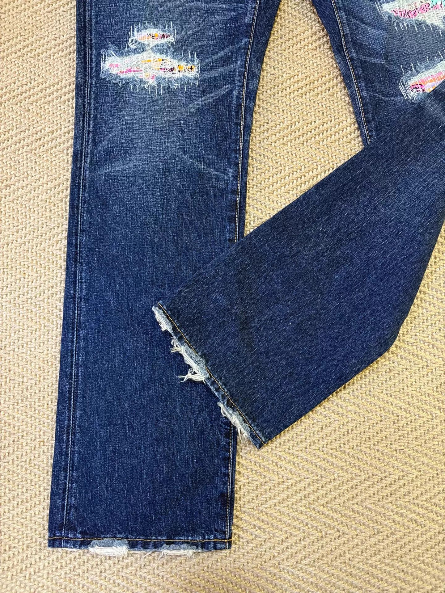 Levi's Levis x Stussy Crush 505 Distressed Washed Slim Jean W34 NWT Size US 34 / EU 50 - 3 Thumbnail