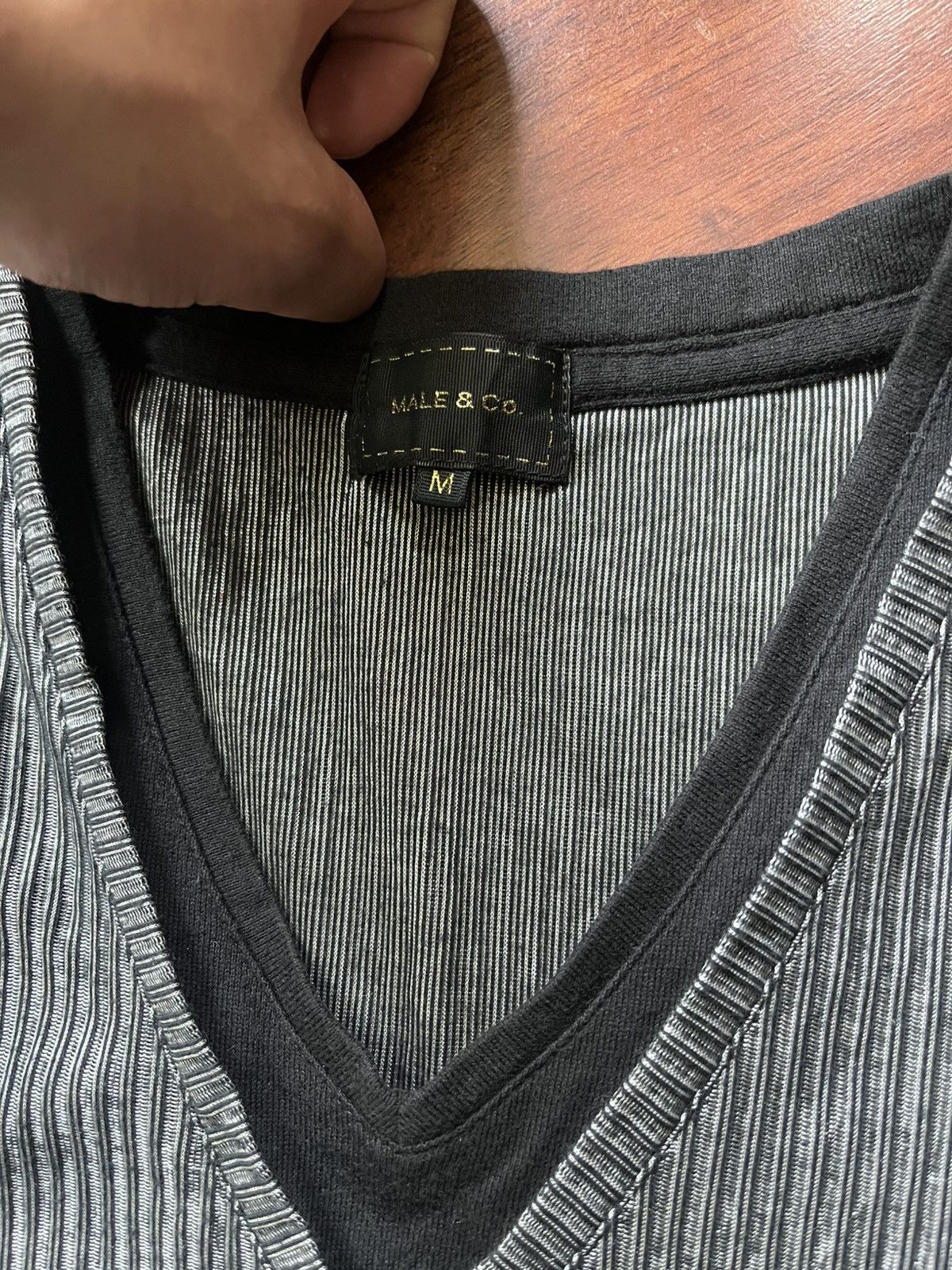 Other Layered V-Collar Male & Co. T-shirt Size US M / EU 48-50 / 2 - 4 Thumbnail