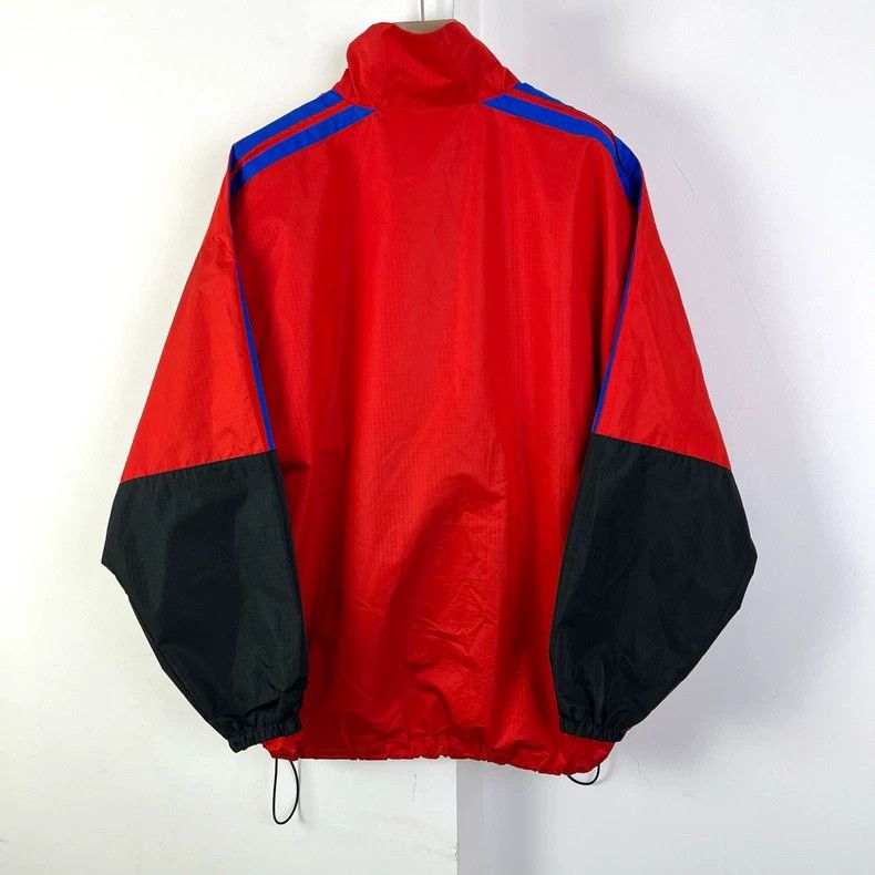 Balenciaga Balenciaga Black, red, and blue color block windbreaker Size US S / EU 44-46 / 1 - 2 Thumbnail