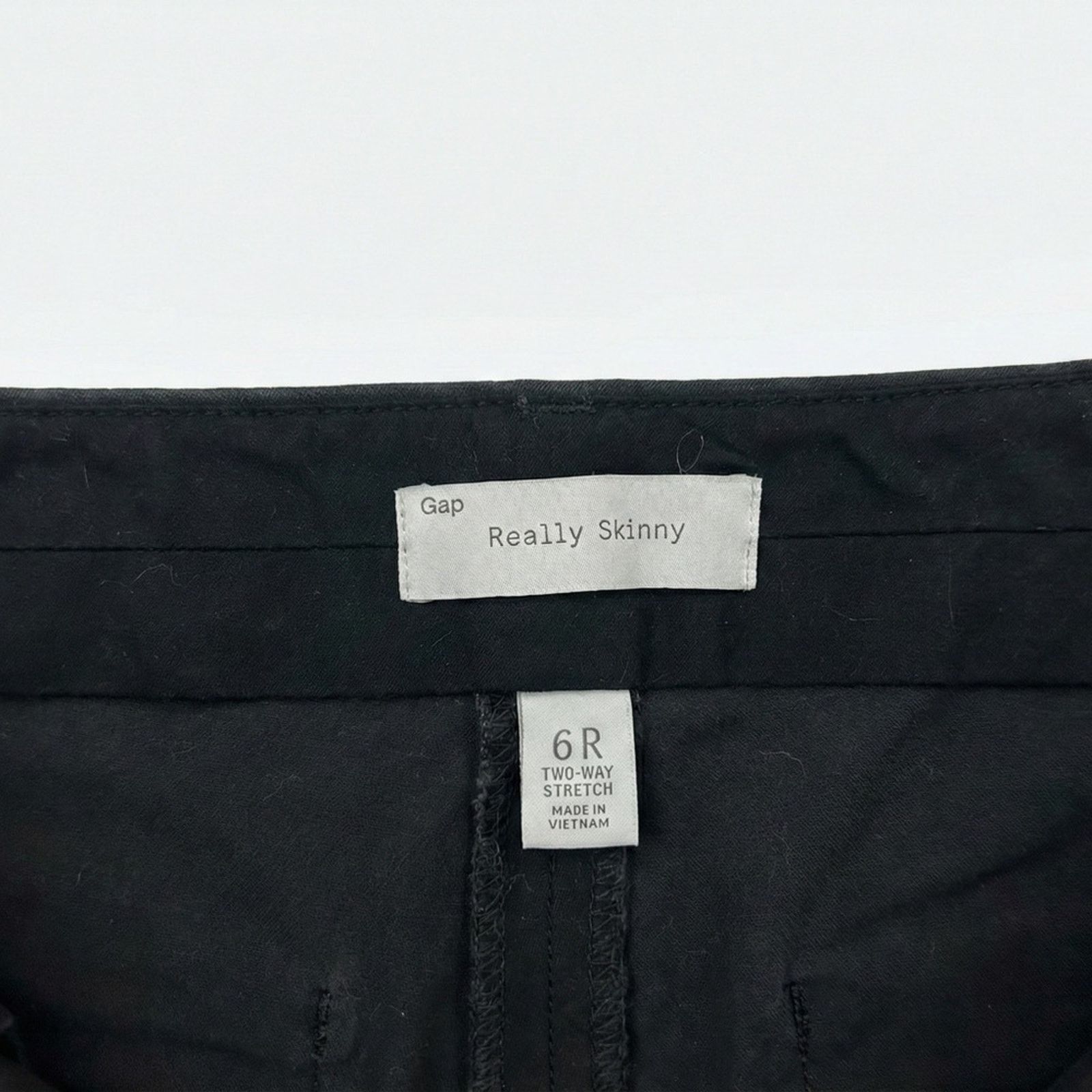 Gap Gap Really Skinny Black Stretch Ankle Pants 2011 6R Size 28" / US 6 / IT 42 - 11 Thumbnail