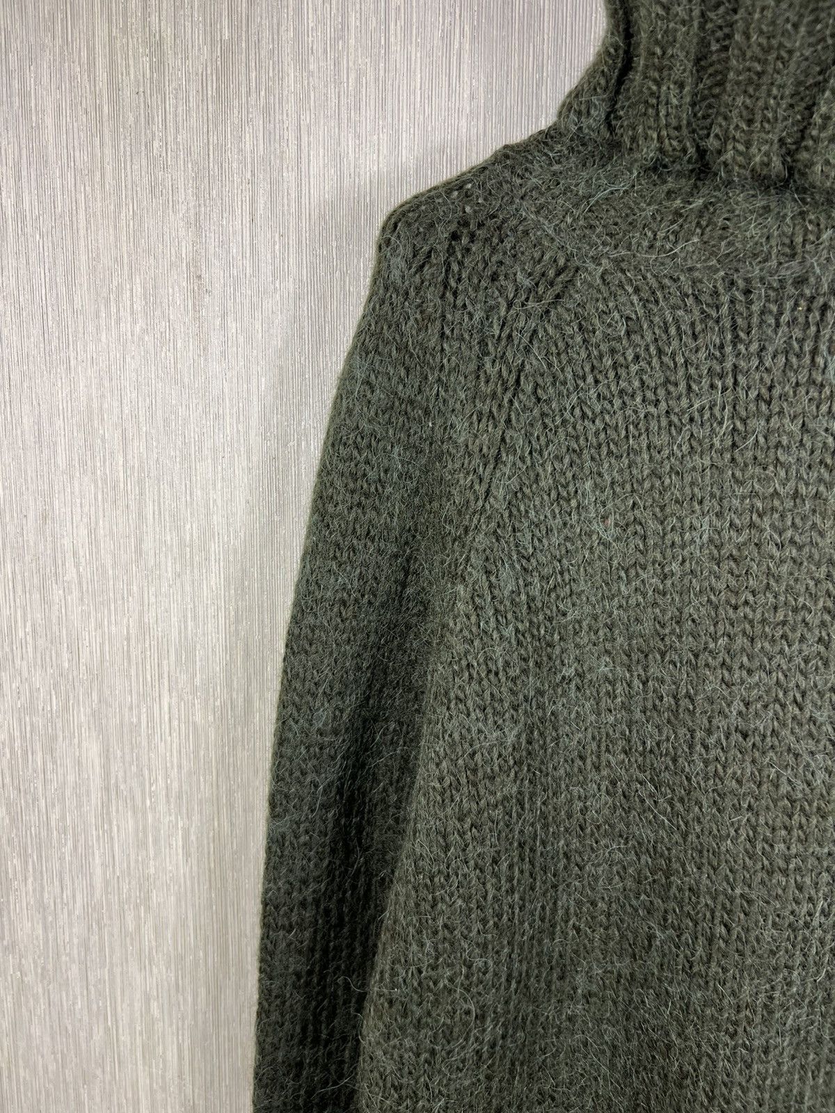 Diesel Vintage Diesel heavy wool alpaca turtleneck sweater gothic Size US M / EU 48-50 / 2 - 6 Thumbnail