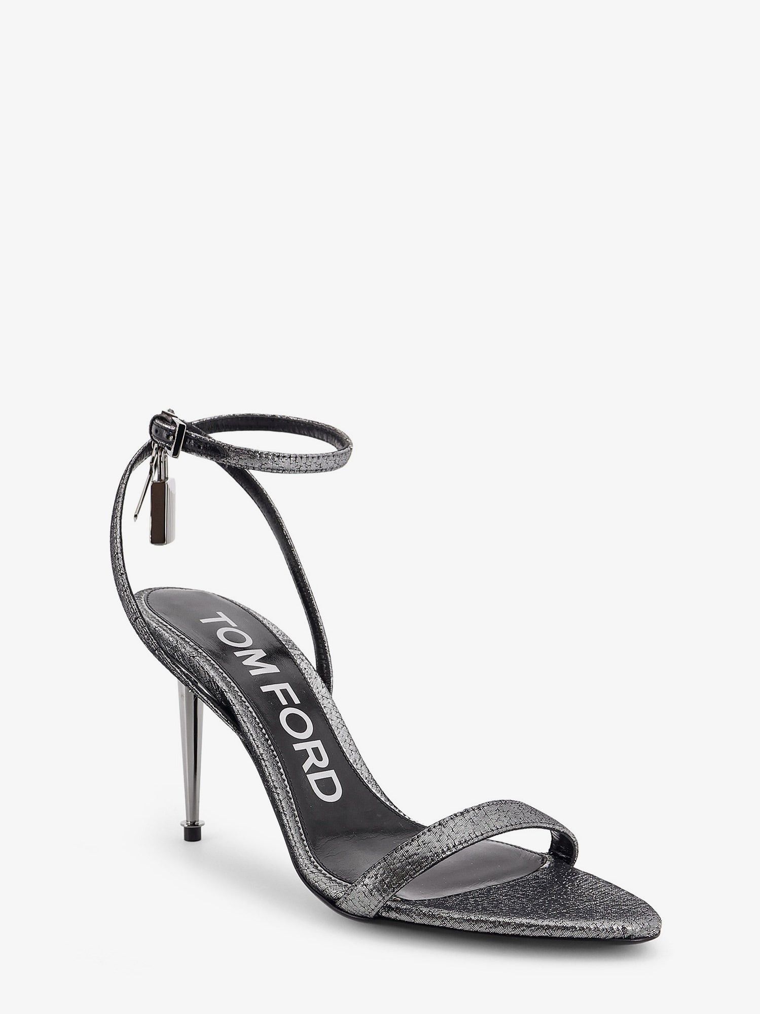 Tom Ford Laminated Heeled Sandals With Laminated Effect Size US 6 / IT 36 - 1 Thumbnail