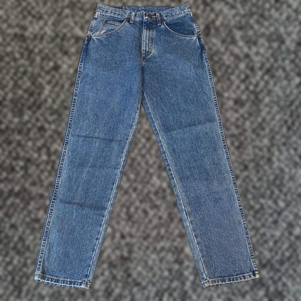 Wrangler VINTAGE Wrangler Jeans Relaxed Fit Blue Denim Mens 29x30 NWT USA 97601 AS Size US 29 - 1 Thumbnail