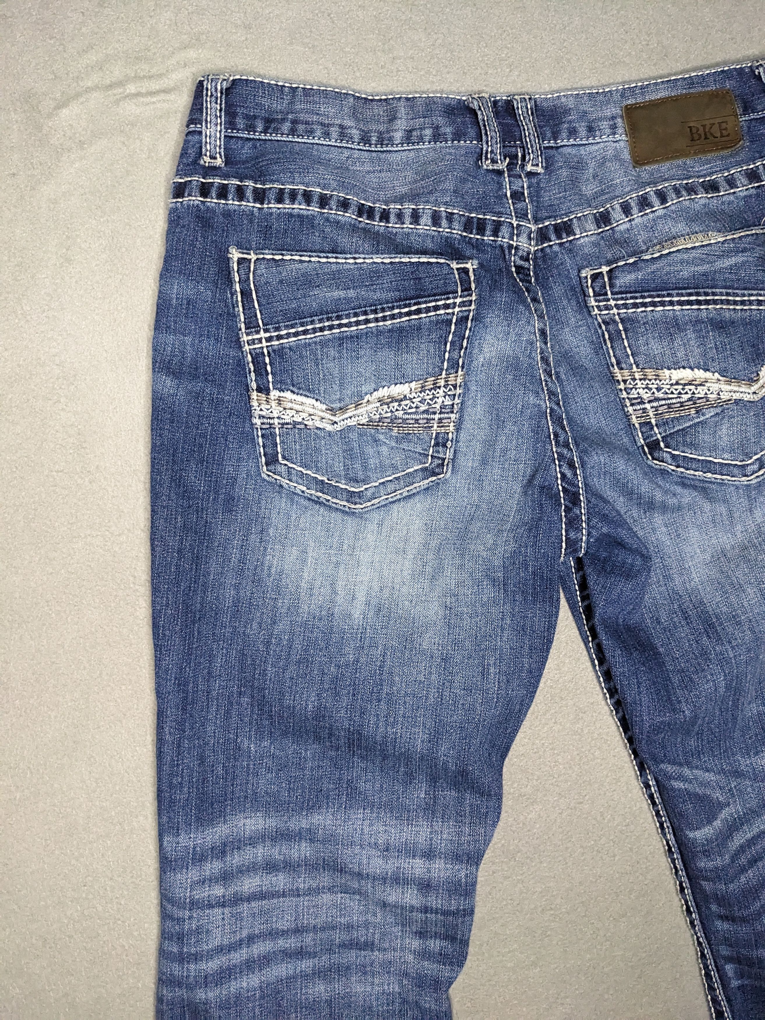 Buckle Black Buckle BKE Jake Straight Jeans 32x32 Denim Thick Stitch Size US 32 / EU 48 - 10 Thumbnail