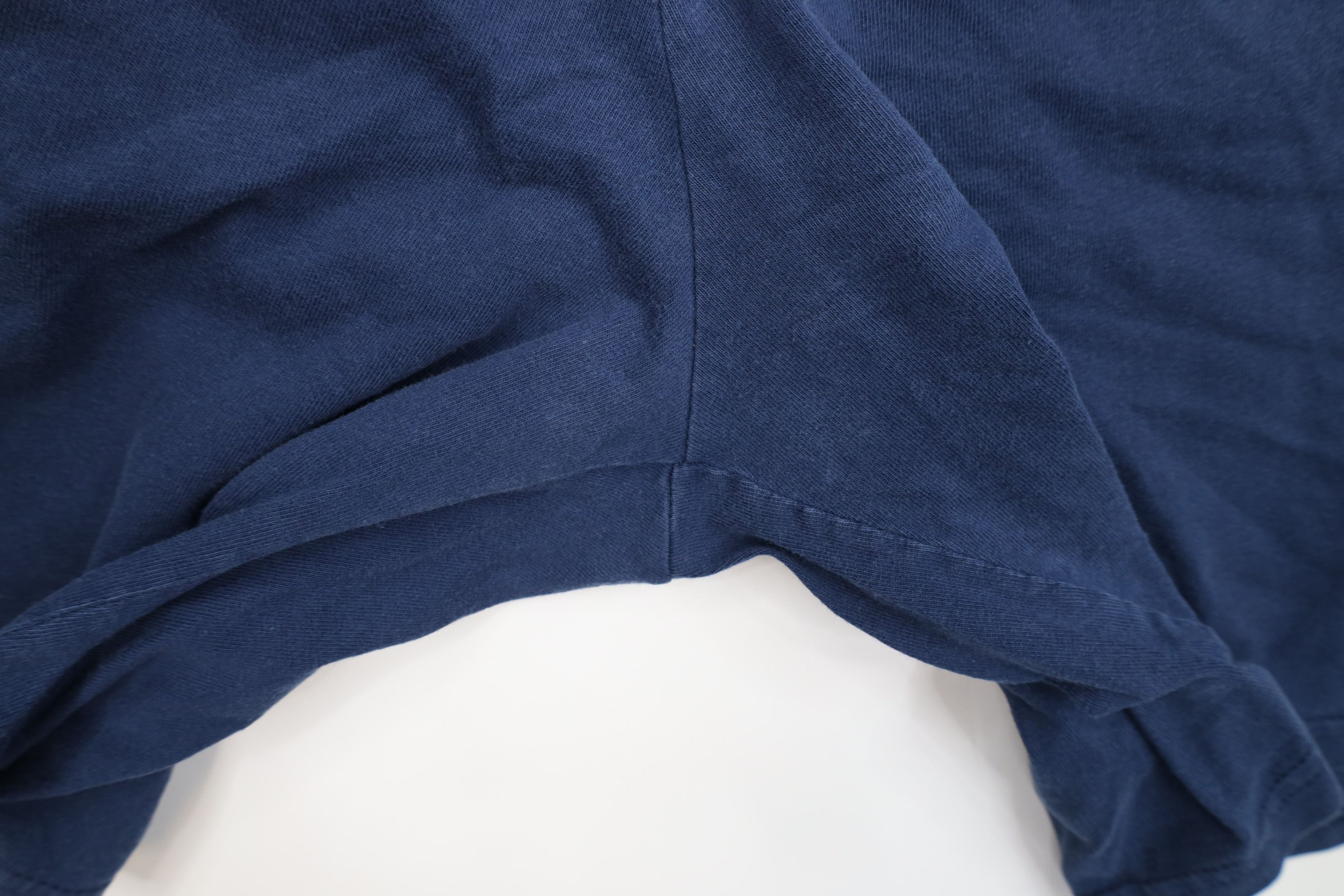 Vintage Vintage 90s Streetwear Above Knee Cotton Shorts Navy Blue Size US 34 / EU 50 - 8 Thumbnail