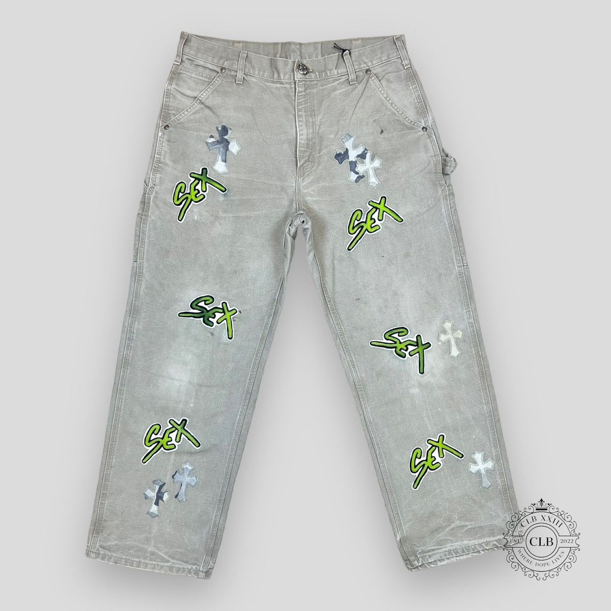 Chrome Hearts CHROME HEARTS SEX RECORDS CARPENTER PANTS