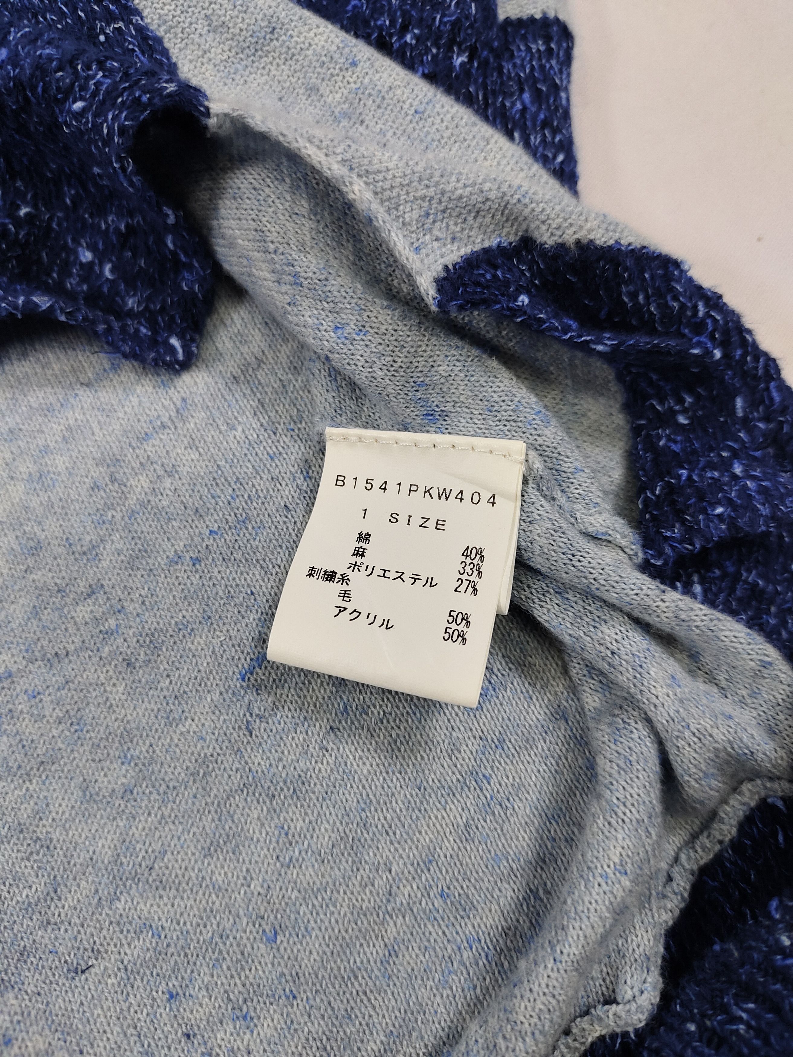 Frapbois Frapbois🇯🇵 Reconstructed Panel Hand Stitch Knit Sweater Size M / US 6-8 / IT 42-44 - 9 Thumbnail