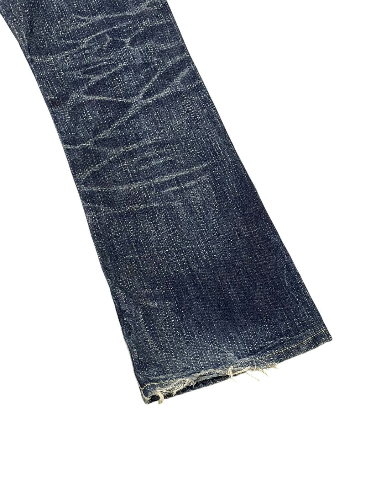 Flare Jeans Edwin Faded Distress Clawmark Boot Cut 3🟦