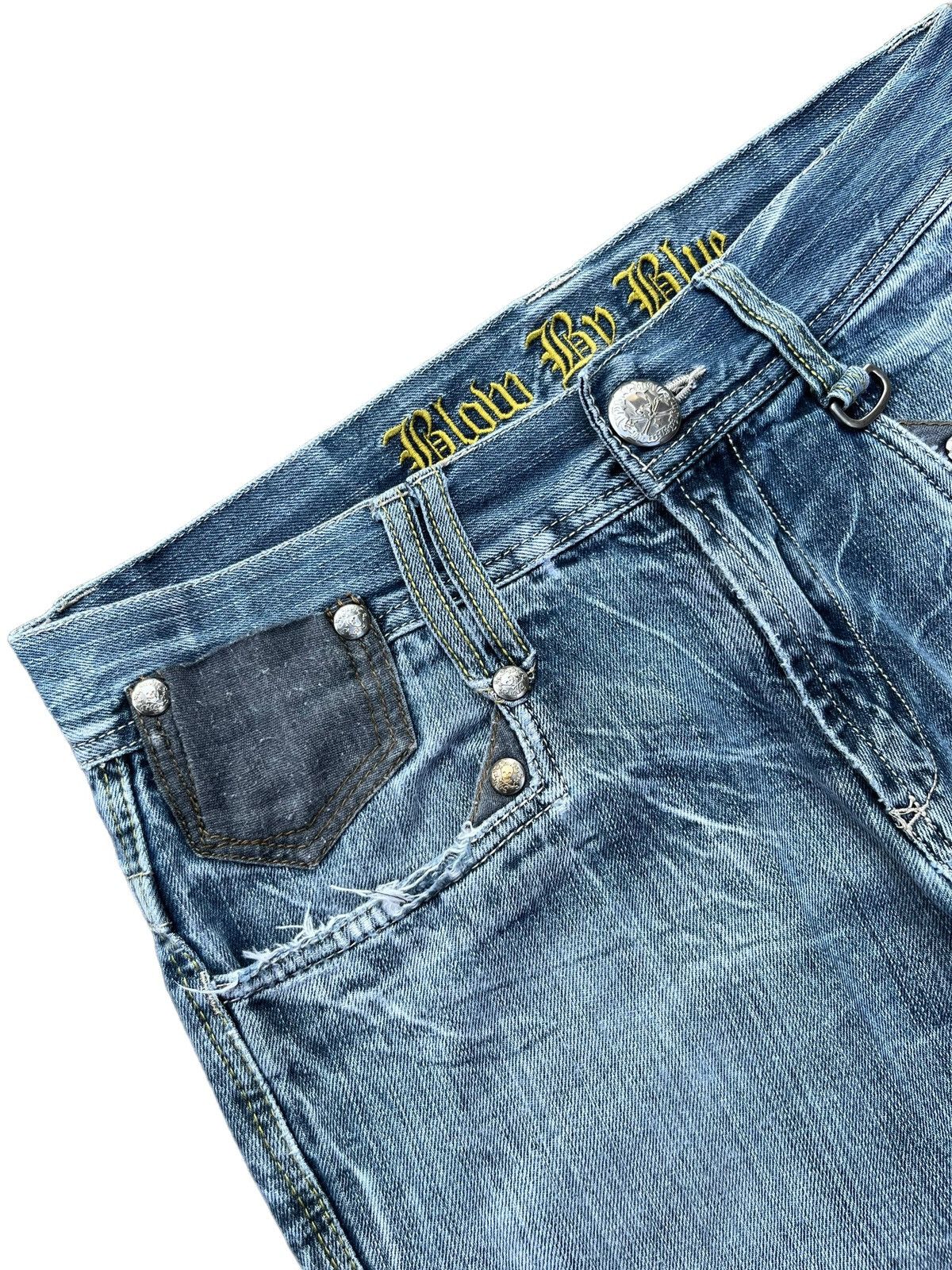 Japanese Brand × Seditionaries Vintage Japanese Brand Blow by Blue Punk Distressed Jeans Size US 31 - 9 Thumbnail