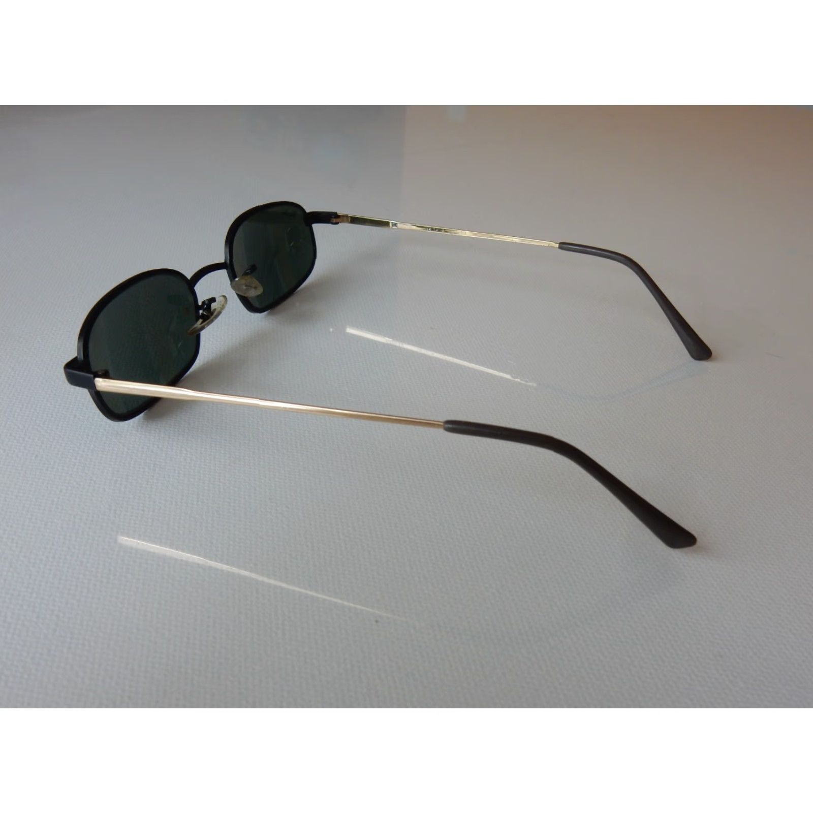 Vintage VTG Ray-Ban Sunglasses Men 50032 Black & Gold B&L San Francisco Collection Sunglasses Bausch & Lomb Size ONE SIZE - 3 Thumbnail