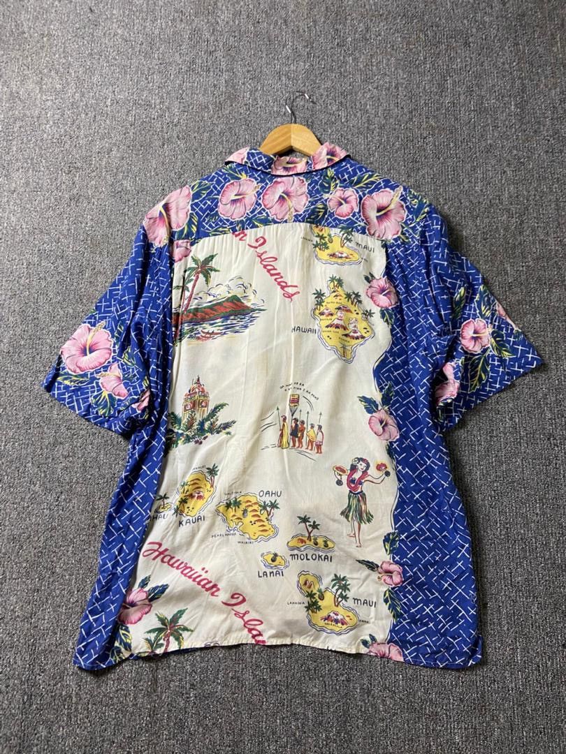 Japanese Brand Reyn Spooner Hawaiian Button Up Shirts (183) Size US XL / EU 56 / 4 - 2 Thumbnail