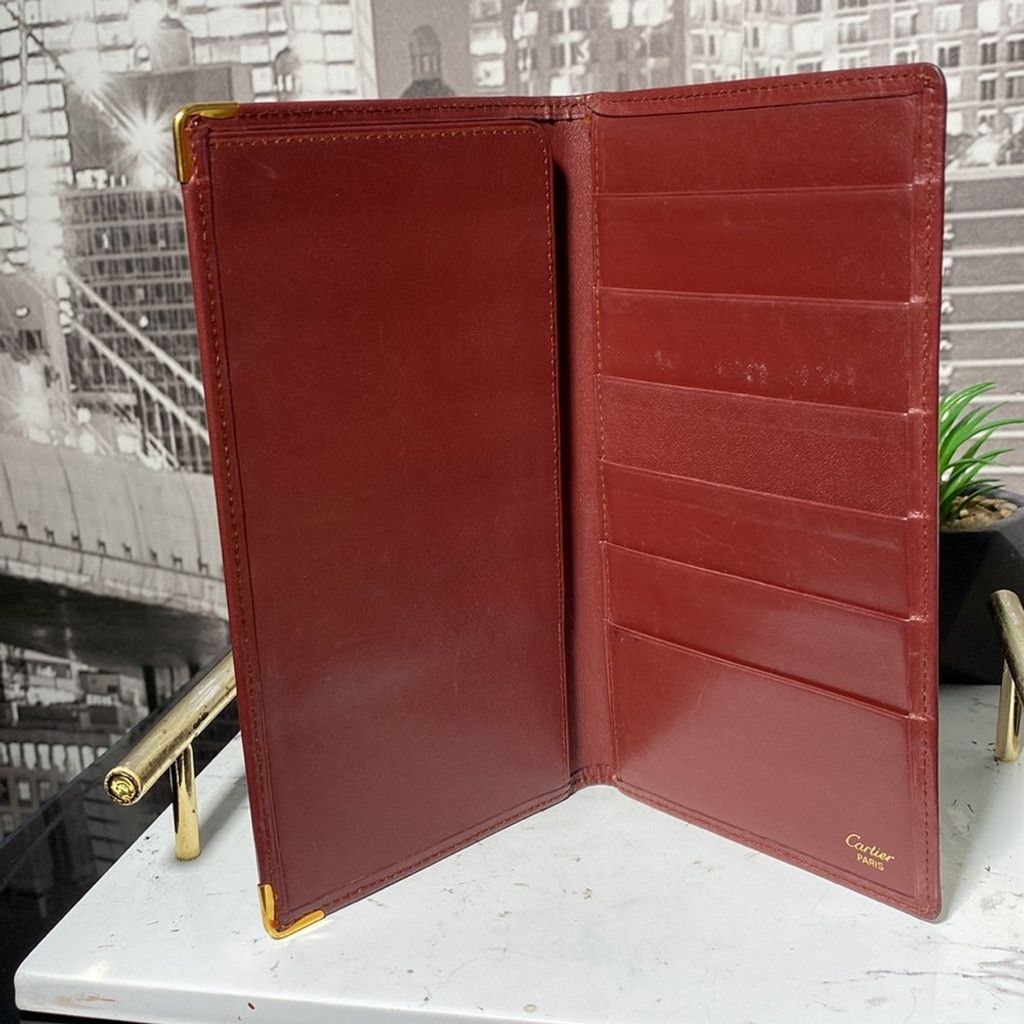 Cartier Authentic Cartier Checkbook Authentic Cartier Holder Wallet Size ONE SIZE - 4 Thumbnail