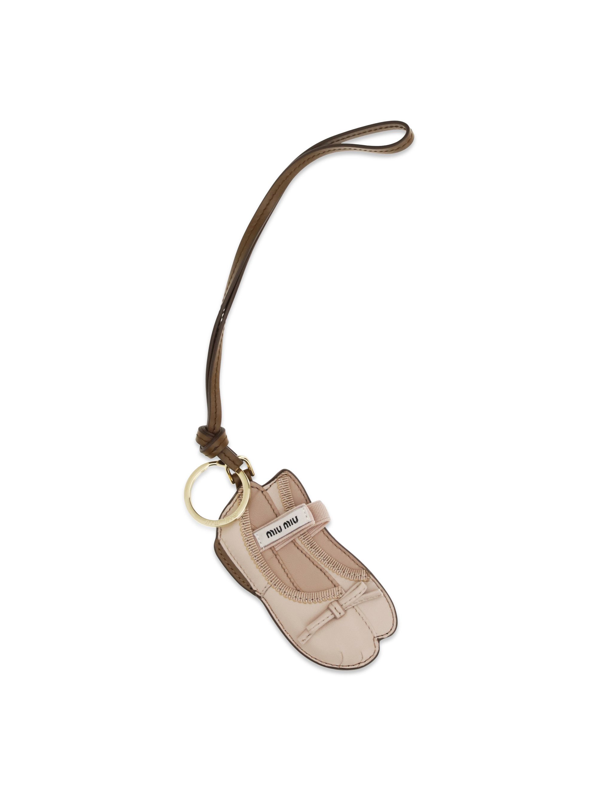 Miu Miu Miu Ballet leather Keyring Size ONE SIZE - 1 Thumbnail