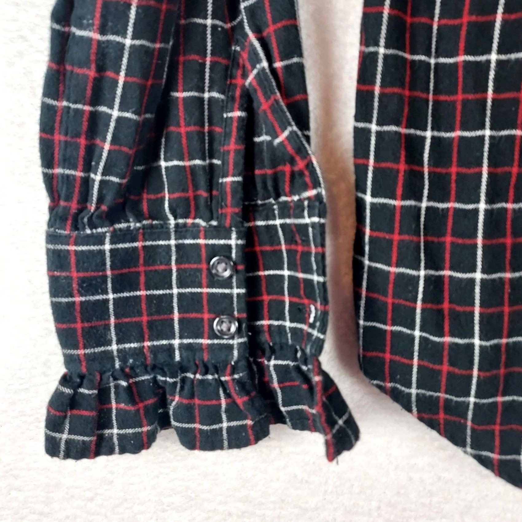 Ralph Lauren Ralph Lauren Sport Women’s Plaid Ruffle Long Sleeve Cotton Blouse Size 10 Blue Shirt Womens Regular Casual Size L / US 10 / IT 46 - 5 Thumbnail