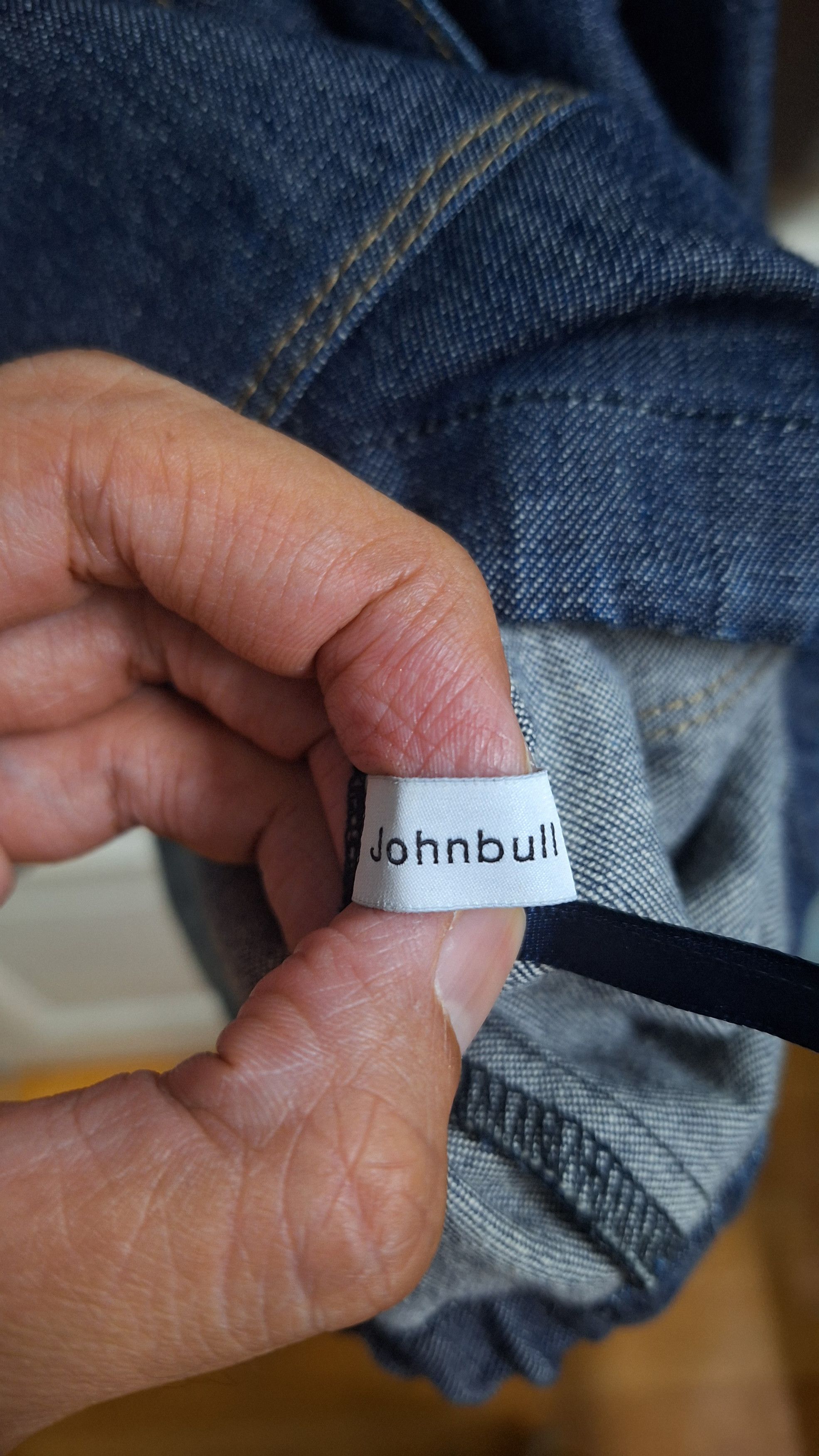 Johnbull × SMOCK Vintage 70s JohnBull Smock Denim Jacket Size US XL / EU 56 / 4 - 8 Thumbnail