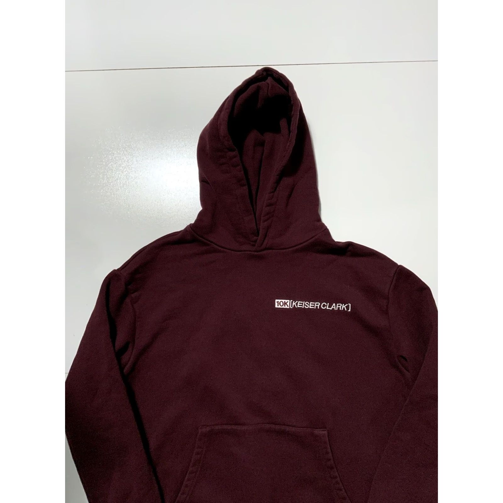 Keiser Clark VINTAGE Keiser Clark X 10K Projects TenThousand Records Voices Terry Fleece Hoodie Sz. M Burgundy Mens Pullover Knit Fleece Hoodie Sizing M Size US M / EU 48-50 / 2 - 3 Thumbnail