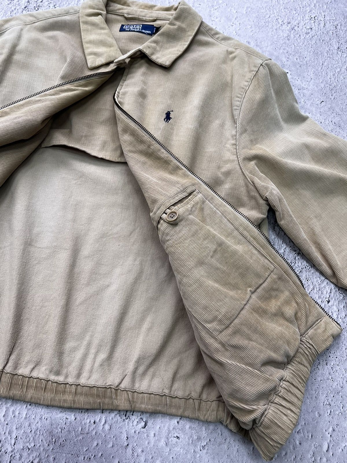 Polo Ralph Lauren × Vintage Vintage 90s Polo Ralph Lauren Harrington style boxy jacket Size US L / EU 52-54 / 3 - 17 Thumbnail