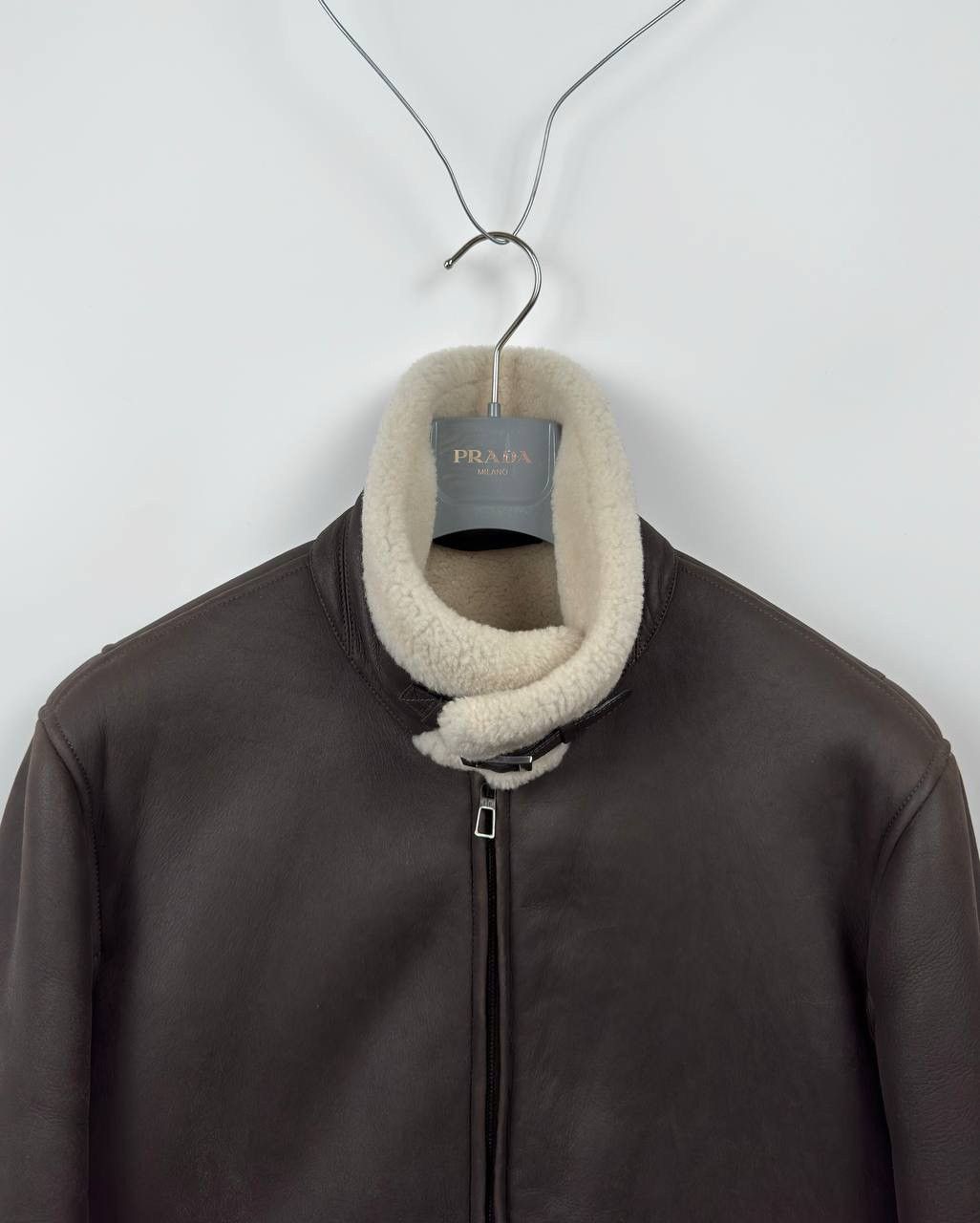 Loro Piana Loro Piana Shearling Leather Jacket Size US XL / EU 56 / 4 - 6 Thumbnail