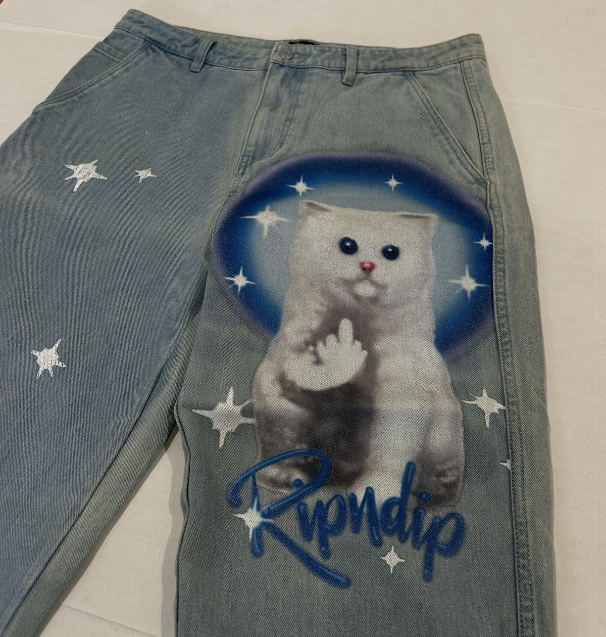 RIPNDIP RIPNDIP Loose Fit Denim Jeans Size US 34 / EU 50 - 2 Thumbnail