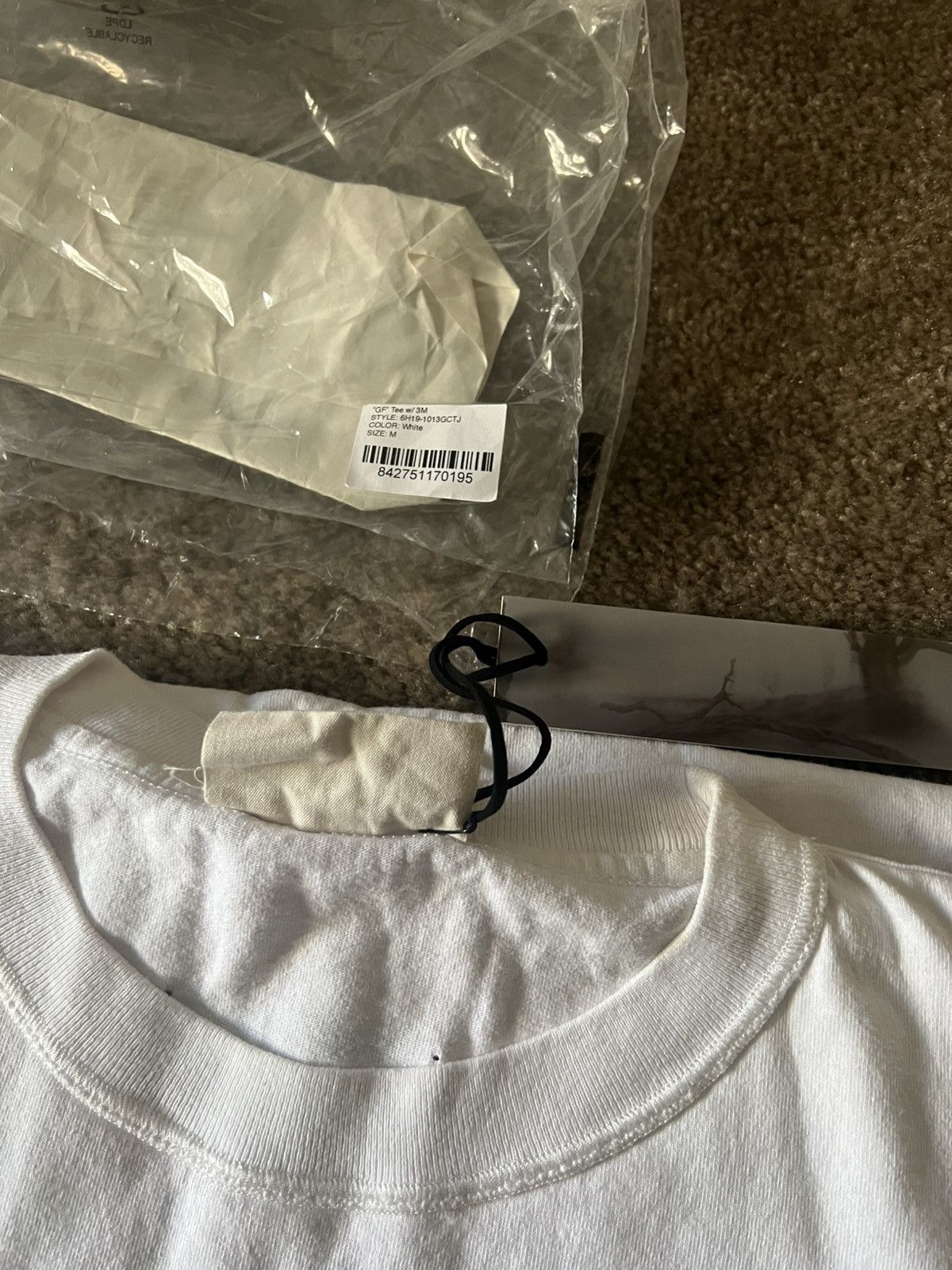 Fear of God Fear of God GF George Floyd Tee Shirt Oversized M Medium T Size US M / EU 48-50 / 2 - 2 Thumbnail