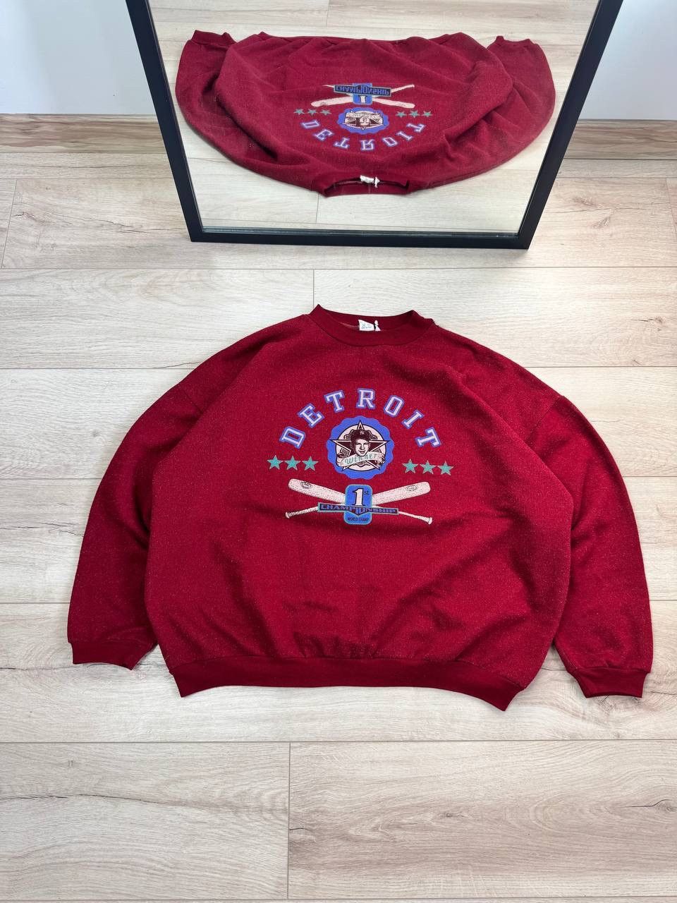 New York Yankees Vintage New York Yankes Detroit 1st Championship Sweatshirt Size US L / EU 52-54 / 3 - 1 Thumbnail