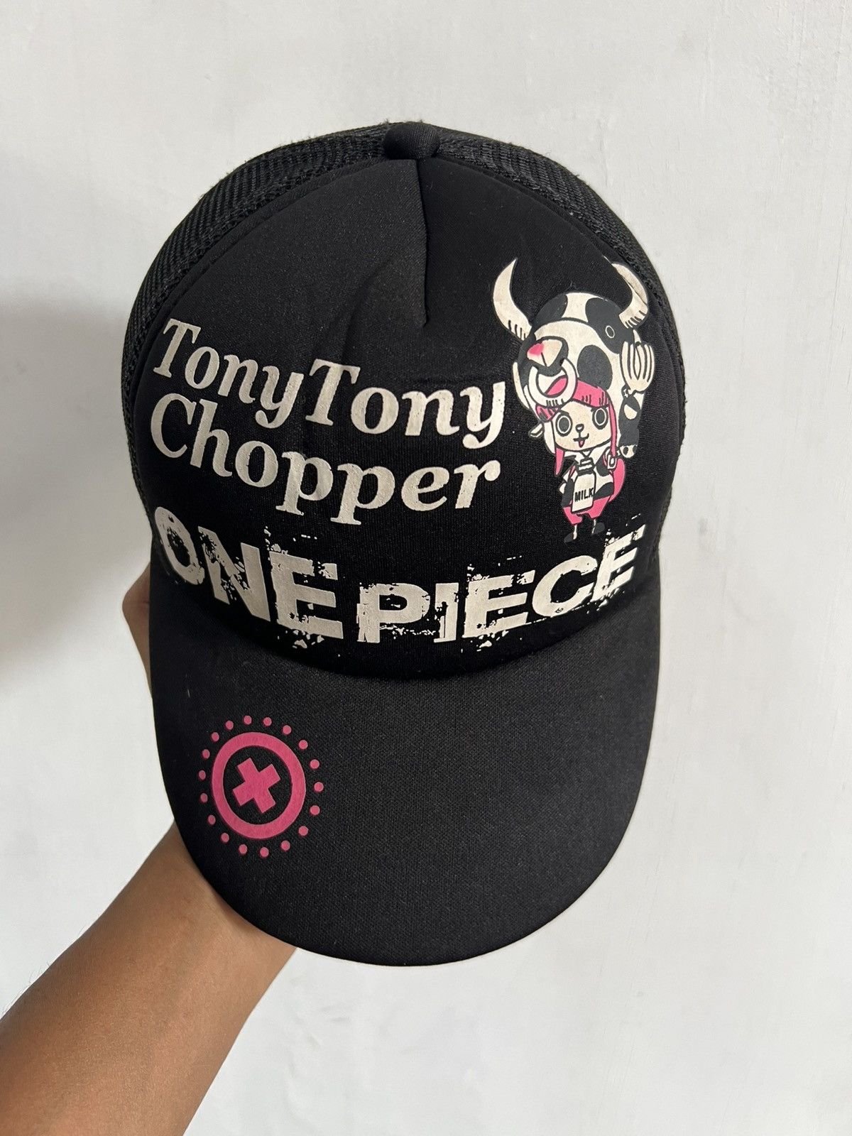 One Piece Tony Chooper One Piece Trucker Hat Size ONE SIZE - 6 Thumbnail
