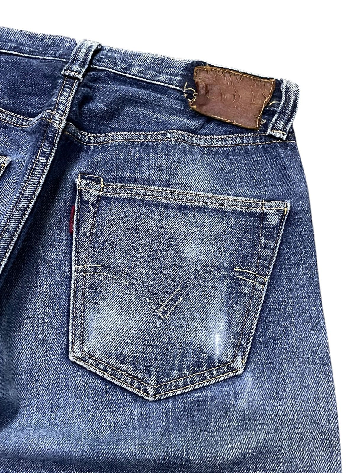 LVC × Levi's × Vintage Vintage Levis Big E 501 LVC 40s Jerky Tabs Selvedge Jeans Size US 30 / EU 46 - 21 Thumbnail