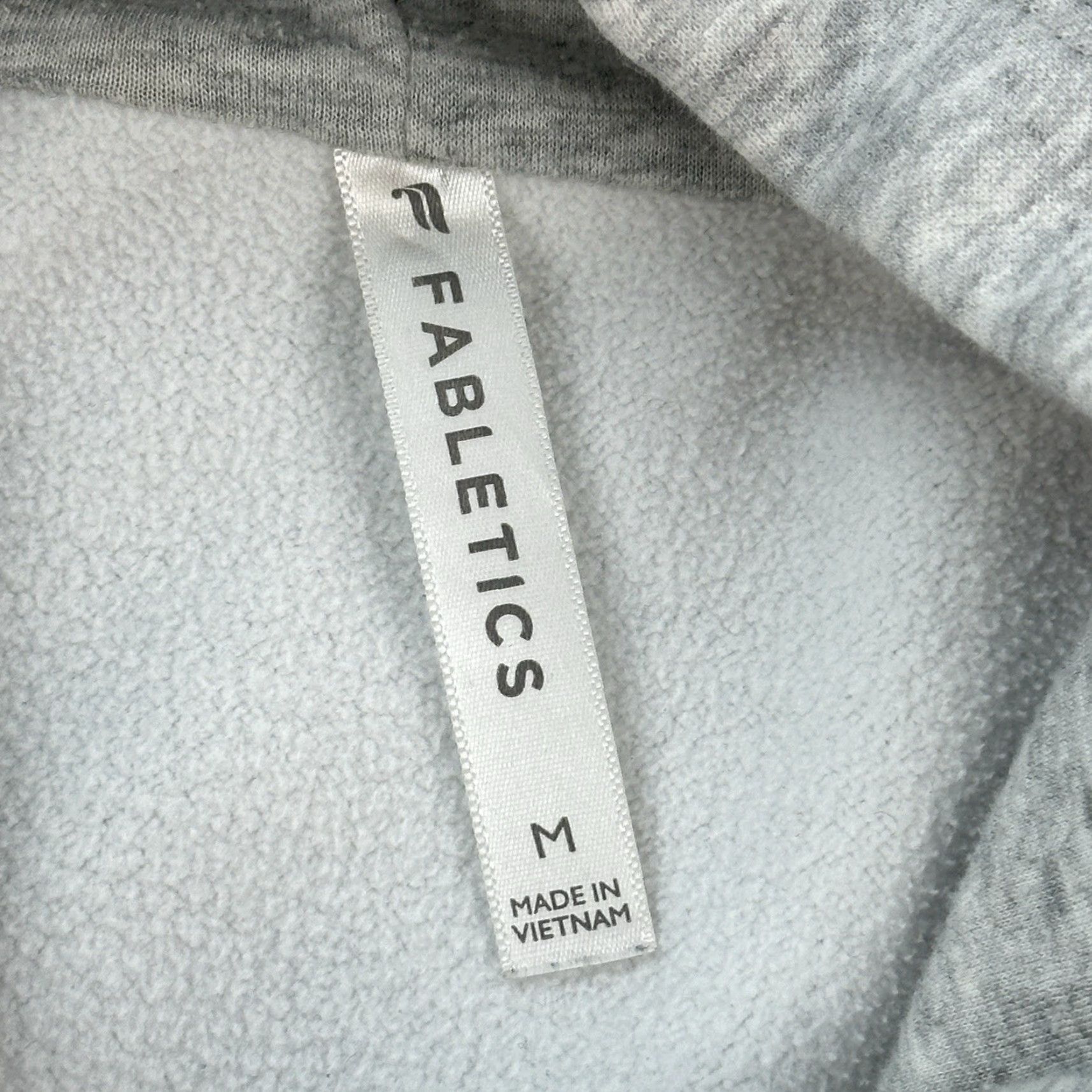 Fabletics Fabletics Hoodie Women's M Gray Fleece Pullover Activewear Gym Casual Logo Pockets Hooded Pullover Size M / US 6-8 / IT 42-44 - 5 Thumbnail