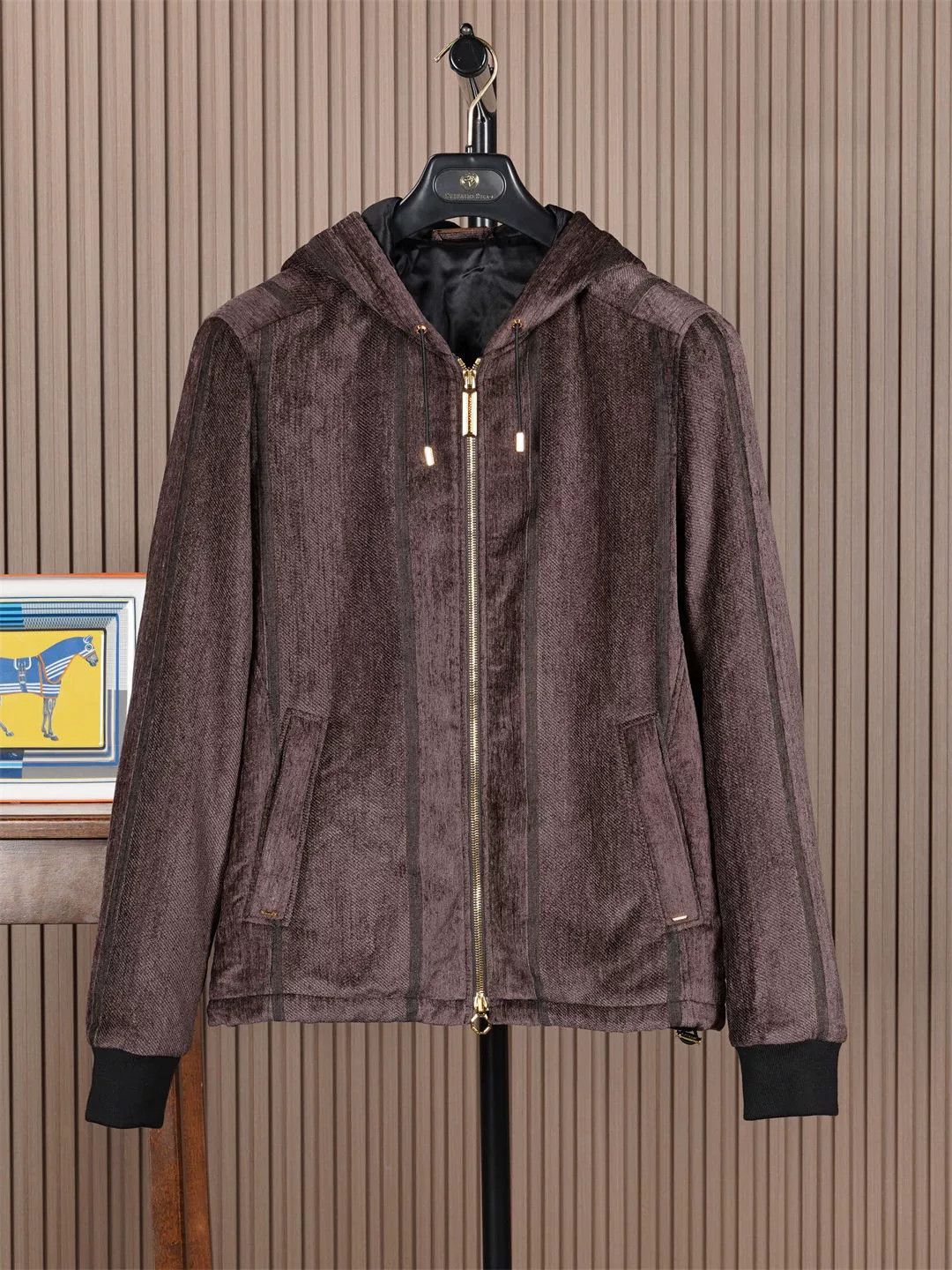 Stefano Ricci Stefano Ricci Men's Hooded Jacket Size US M / EU 48-50 / 2 - 1 Thumbnail