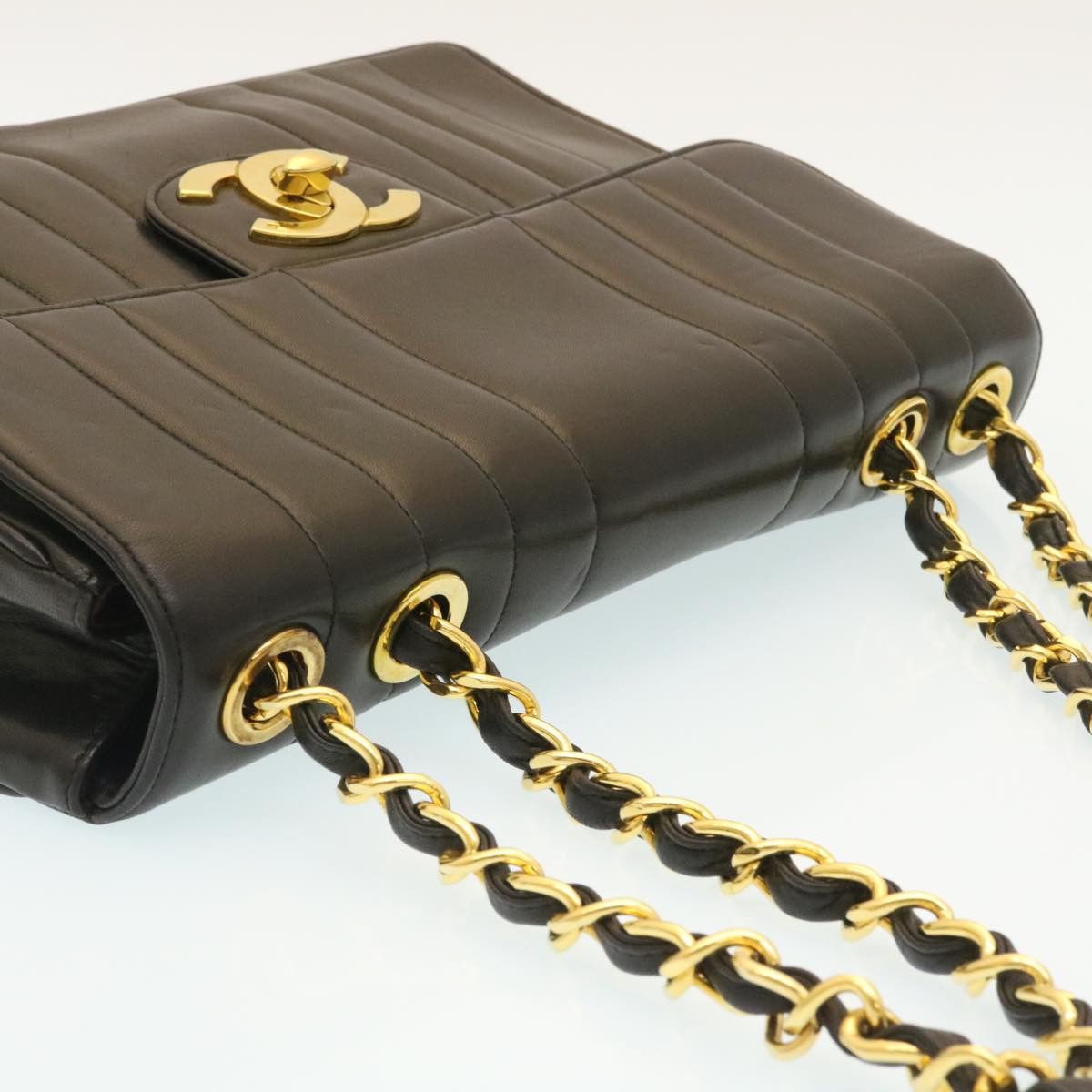 Chanel CHANEL Mademoiselle Big Coco Mark Chain Shoulderbag Lamb Size ONE SIZE - 6 Thumbnail