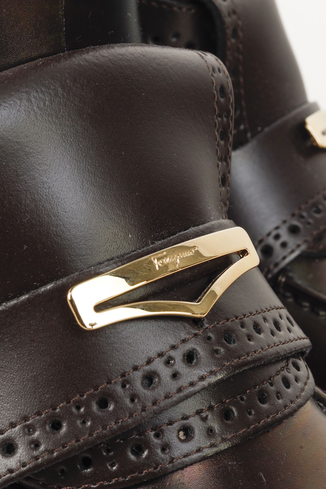 Salvatore Ferragamo Salvatore Ferragamo Tahla Iridescent Rubber High Rain Boots Size US 5 / IT 35 - 6 Thumbnail