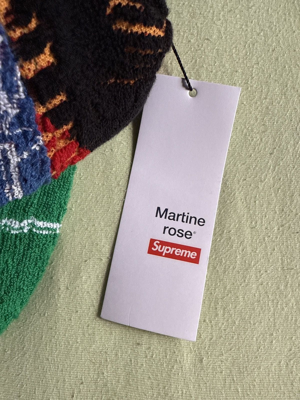 🟩 Supreme x Martine Rose Cap – Verde/Nero (SS24)