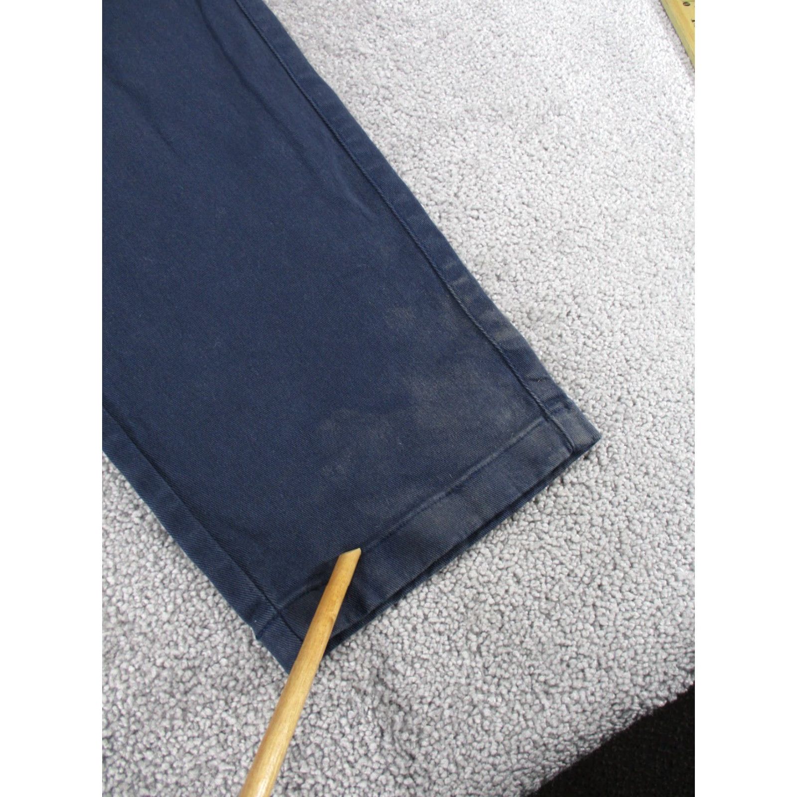 Everlane EVERLANE Pants XL Navy Blue Organic Cotton Twill Chino Drawstring Regular Fit Mens Size US 36 / EU 52 - 2 Thumbnail