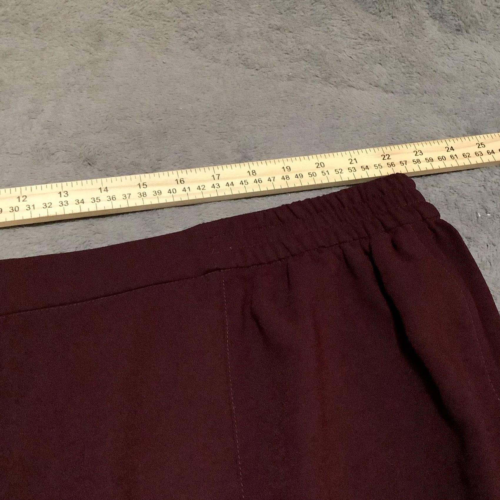 Vintage Gibson & Latimer Womens Burgundy Jogger Pants 3XL Pockets Tapered Pull-On Casual Office Size 40" / US 18 - 3 Thumbnail