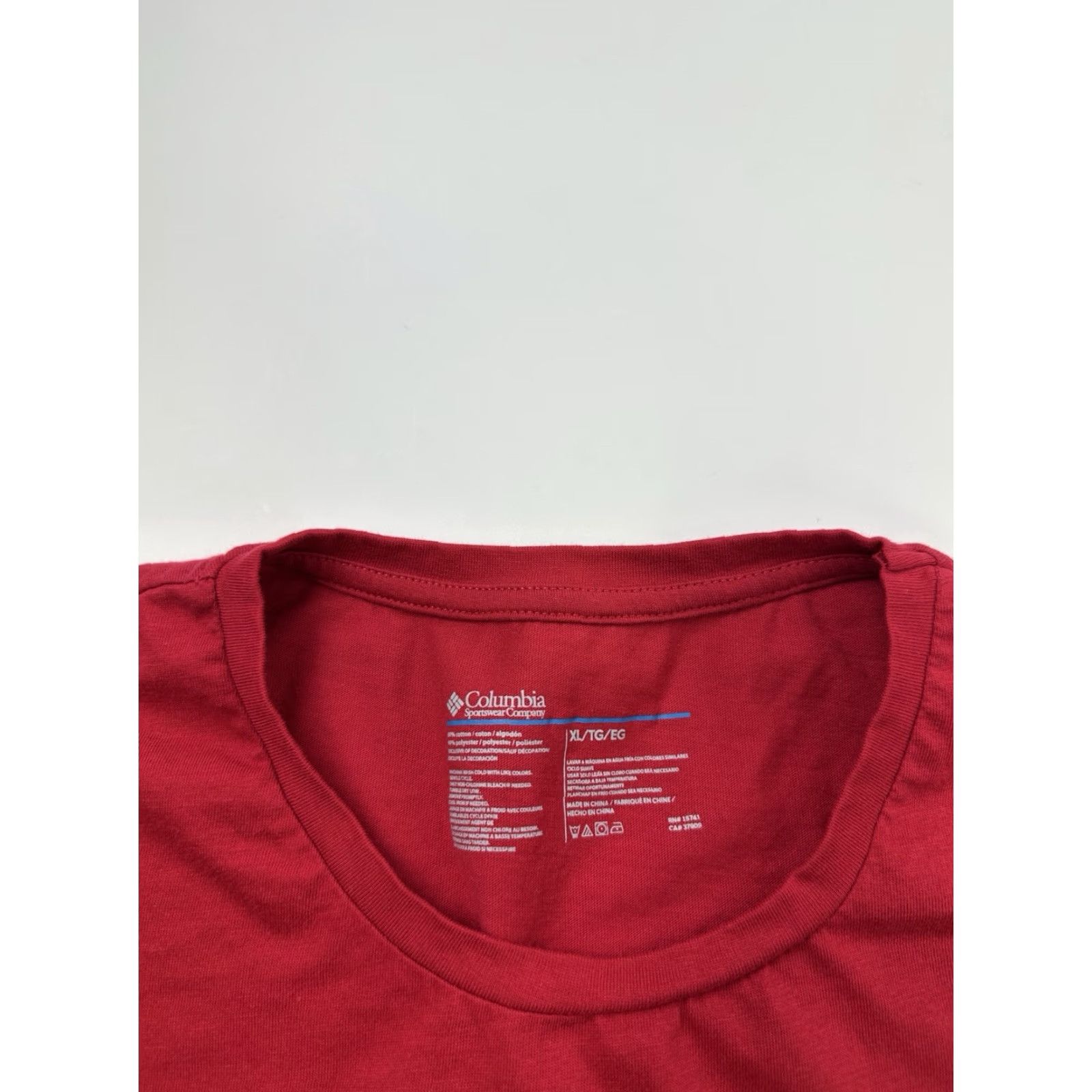 Vintage Columbia Shirt Womens XL Red Sleeping Bear Pajama Top Long Sleeve Size XL / US 12-14 / IT 48-50 - 4 Thumbnail