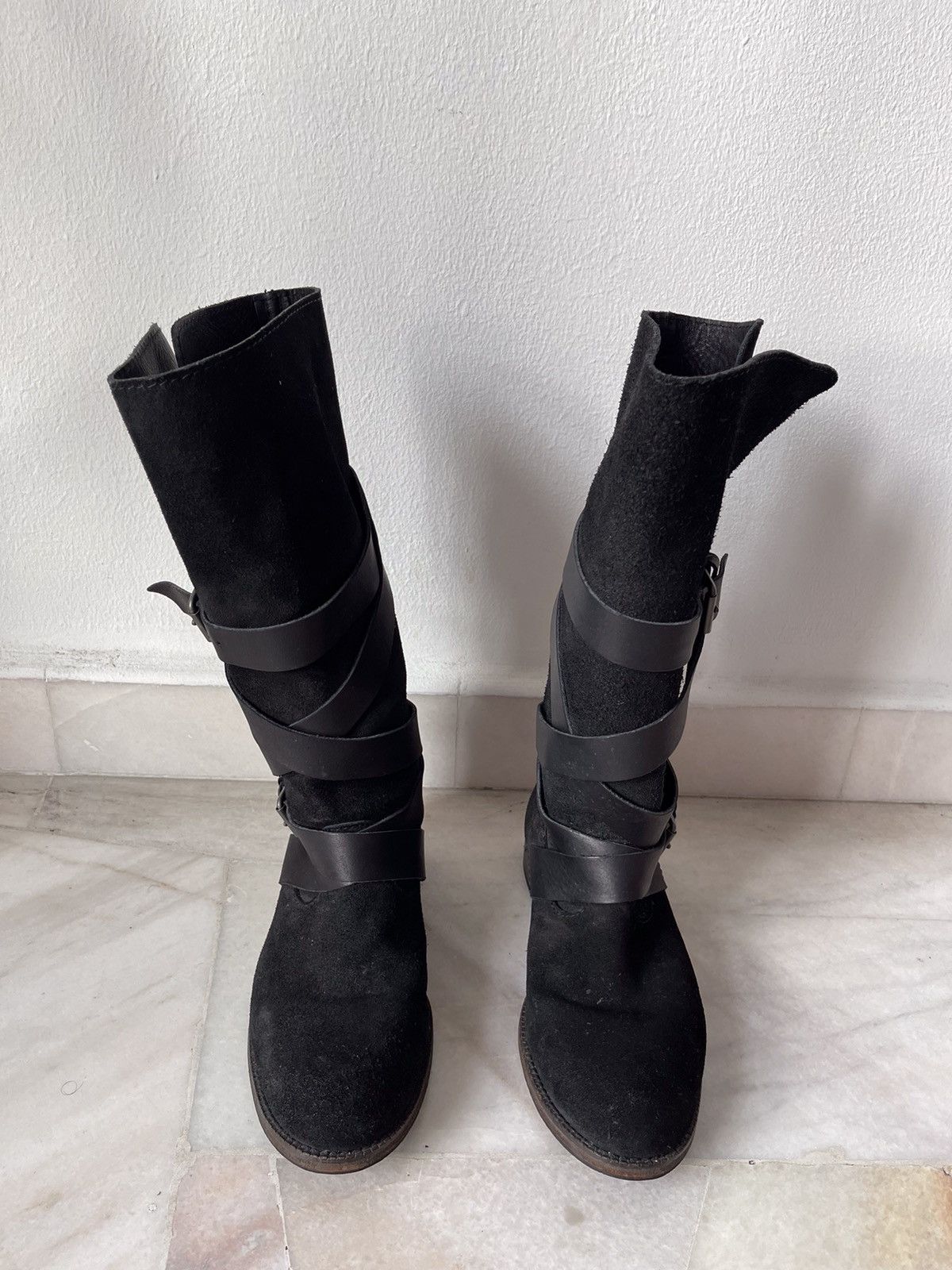 Comme des Garcons Homme Junya Watanabe Leather Boots Size US 7 / EU 40 - 11 Thumbnail