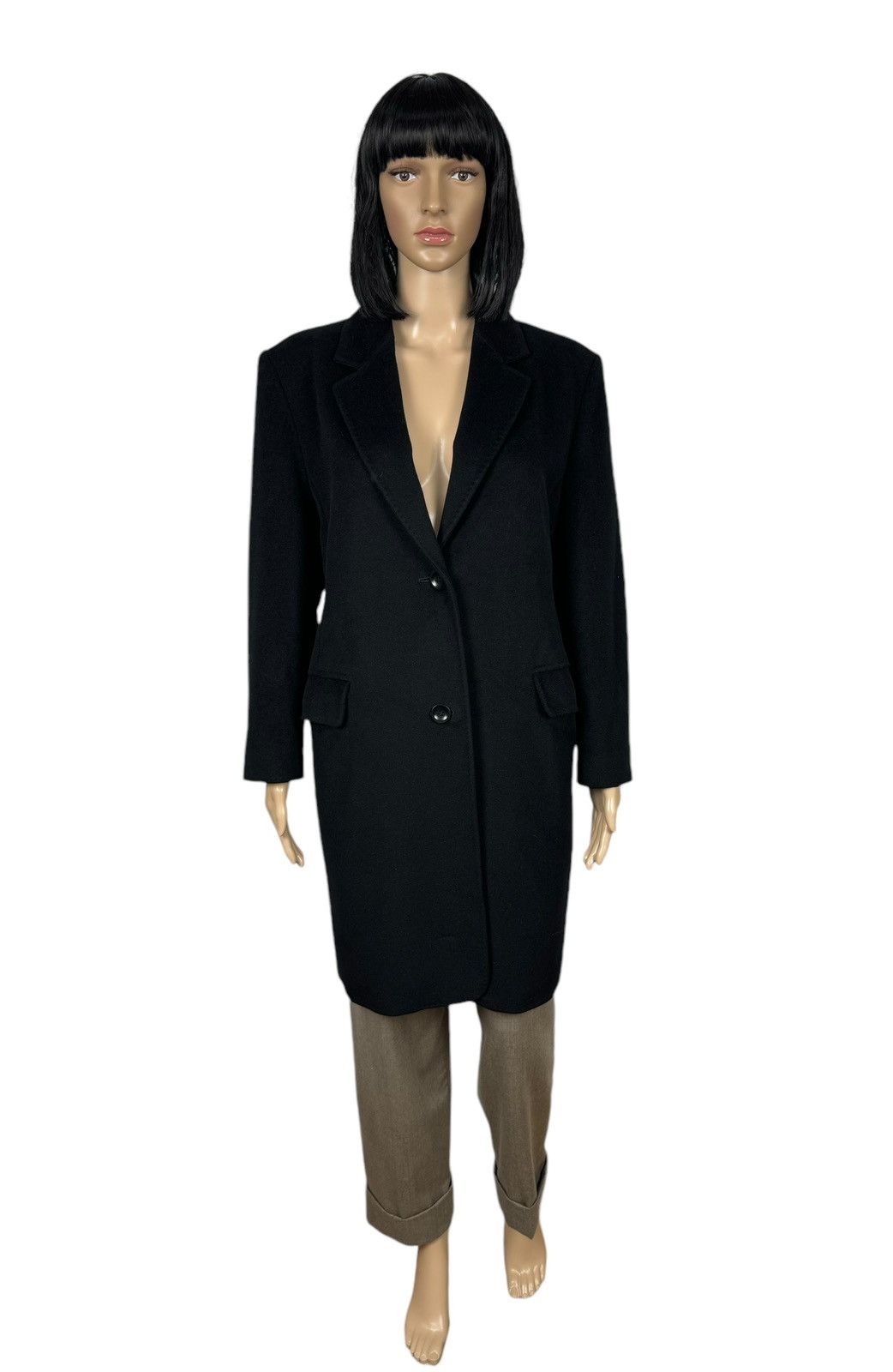 Max Mara Max Mara Virgin Wool-Angora Rabbit Coat size US10 IT44 Size L / US 10 / IT 46 - 2 Thumbnail
