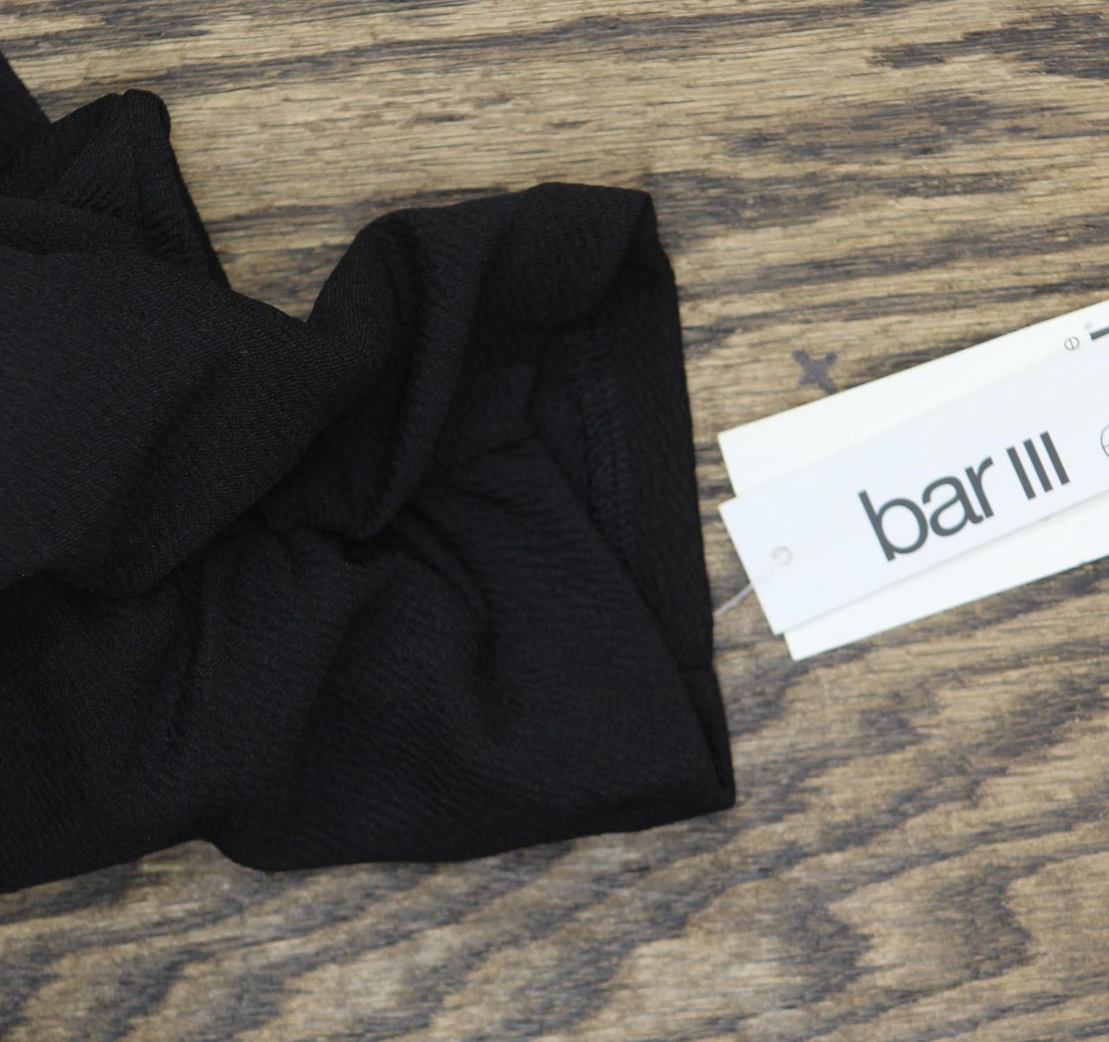 Bar III Nwt Bar Iii Petite Ruched-sleeve Blazer Jacket Black Pxl Size XL / US 12-14 / IT 48-50 - 3 Thumbnail