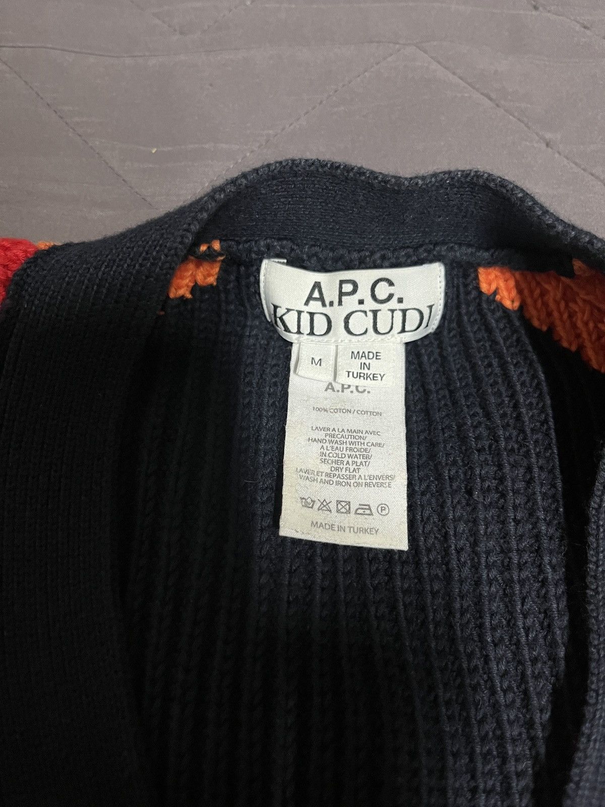 A.P.C. × Kid Cudi A.P.C x Kid Cudi dream on heavy knit cardigan Size US M / EU 48-50 / 2 - 5 Thumbnail
