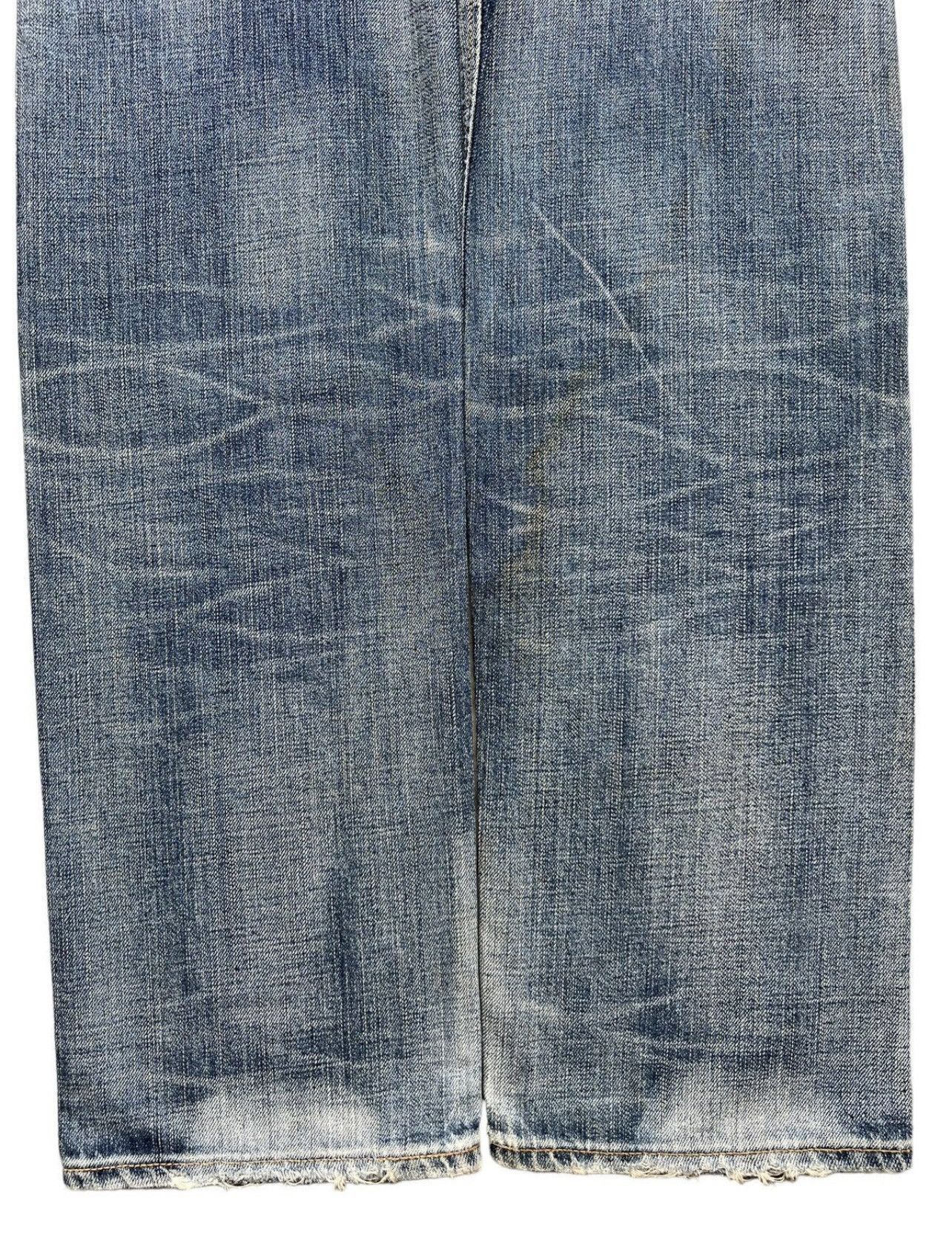Edwin Vintage Edwin 505 Selvedge Distressed Denim Jeans 30x32 Size US 30 / EU 46 - 7 Thumbnail